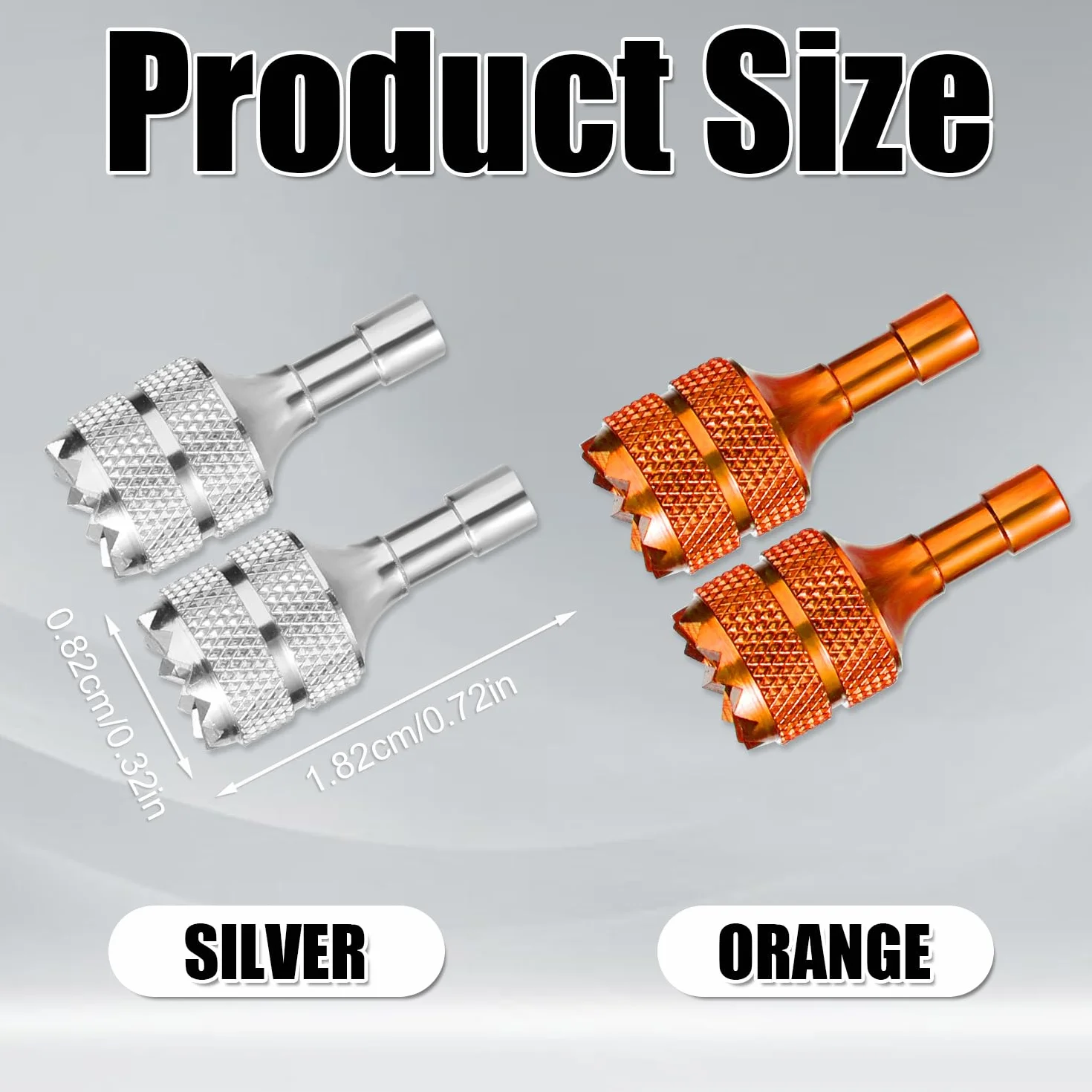 lasuroa 4uds Balancín de Pulgar de Drones para dji Mini 3 Pro dji RC Controlador Inteligente, Joysticks para Drones Desmontables Palos de Controlador de Drones Palancas Control Drones (Naranja Plata)