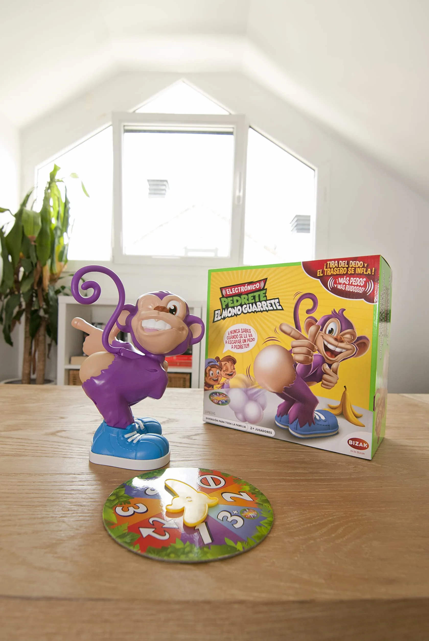 Bizak Juego Pedrete el Mono Guarrete, Multicolor, Única