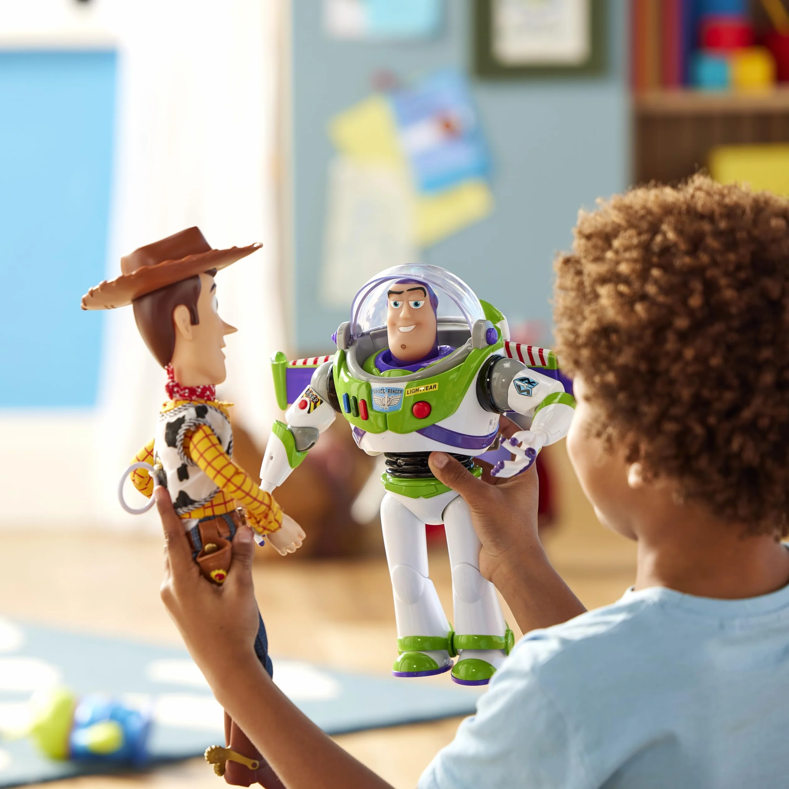 Disney Store Toy Story Buzz Lightyear Figura Acción Parlante 36 cm Juguete Guardián Espacial 15 Frases