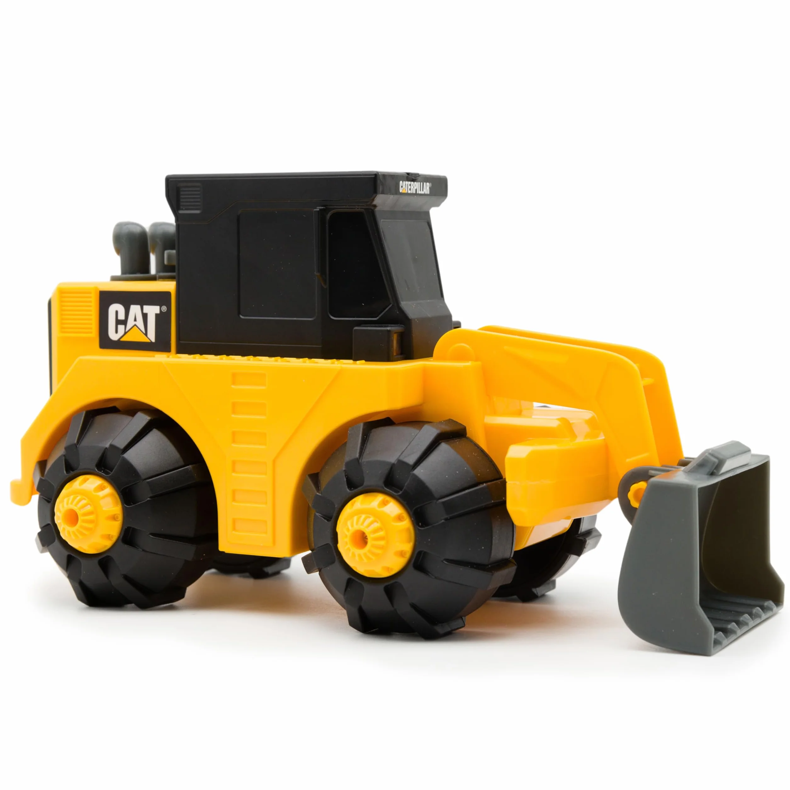 CatToysOfficial |Pala Cargadora | Vehículo con tracción en Las 4 Ruedas, conducción automática, Ruedas estabilizadoras, Luces de Trabajo |Juguetes Niños 3 Años o Más