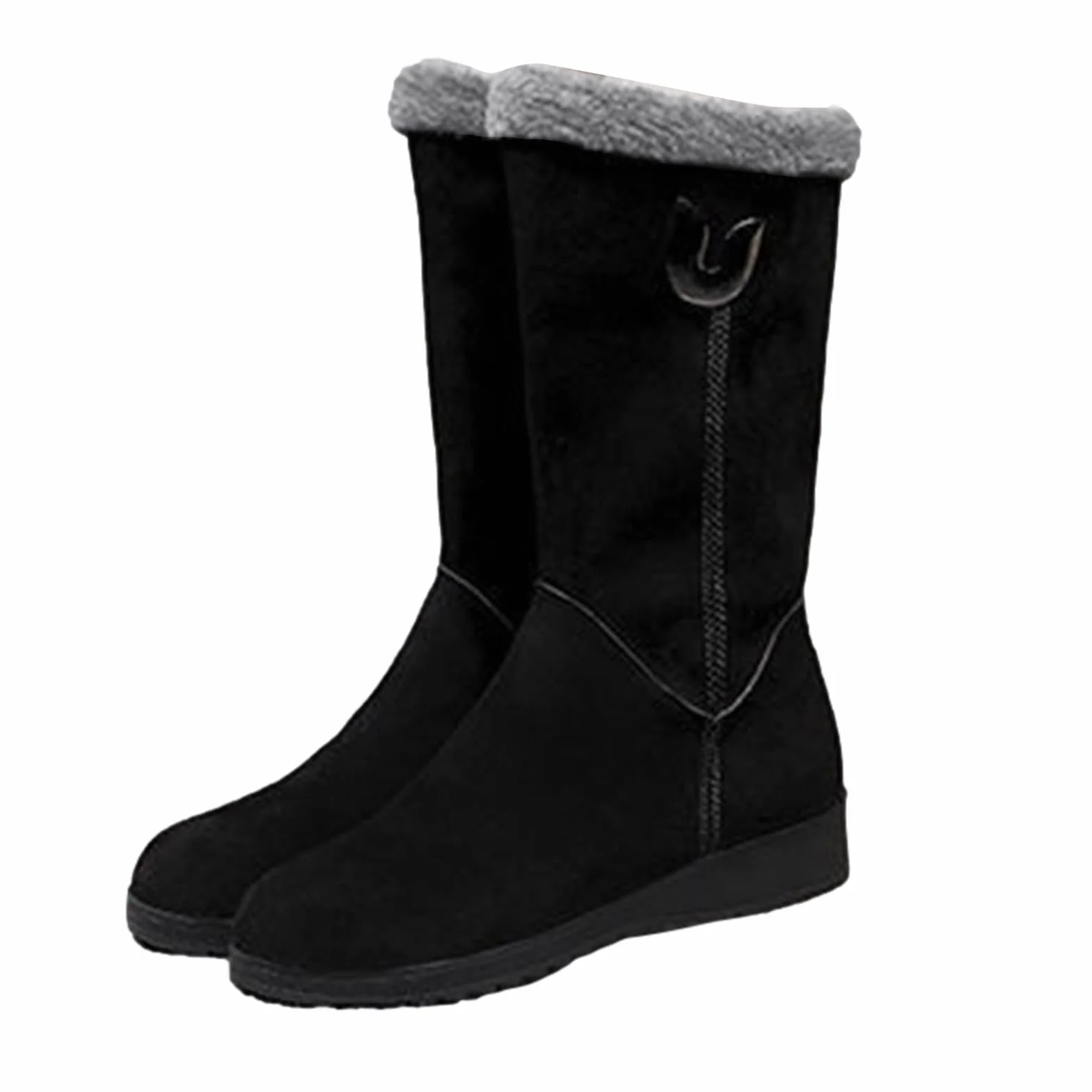 Generisch Botas de nieve impermeables cálidas aisladas antideslizantes para mujer invierno