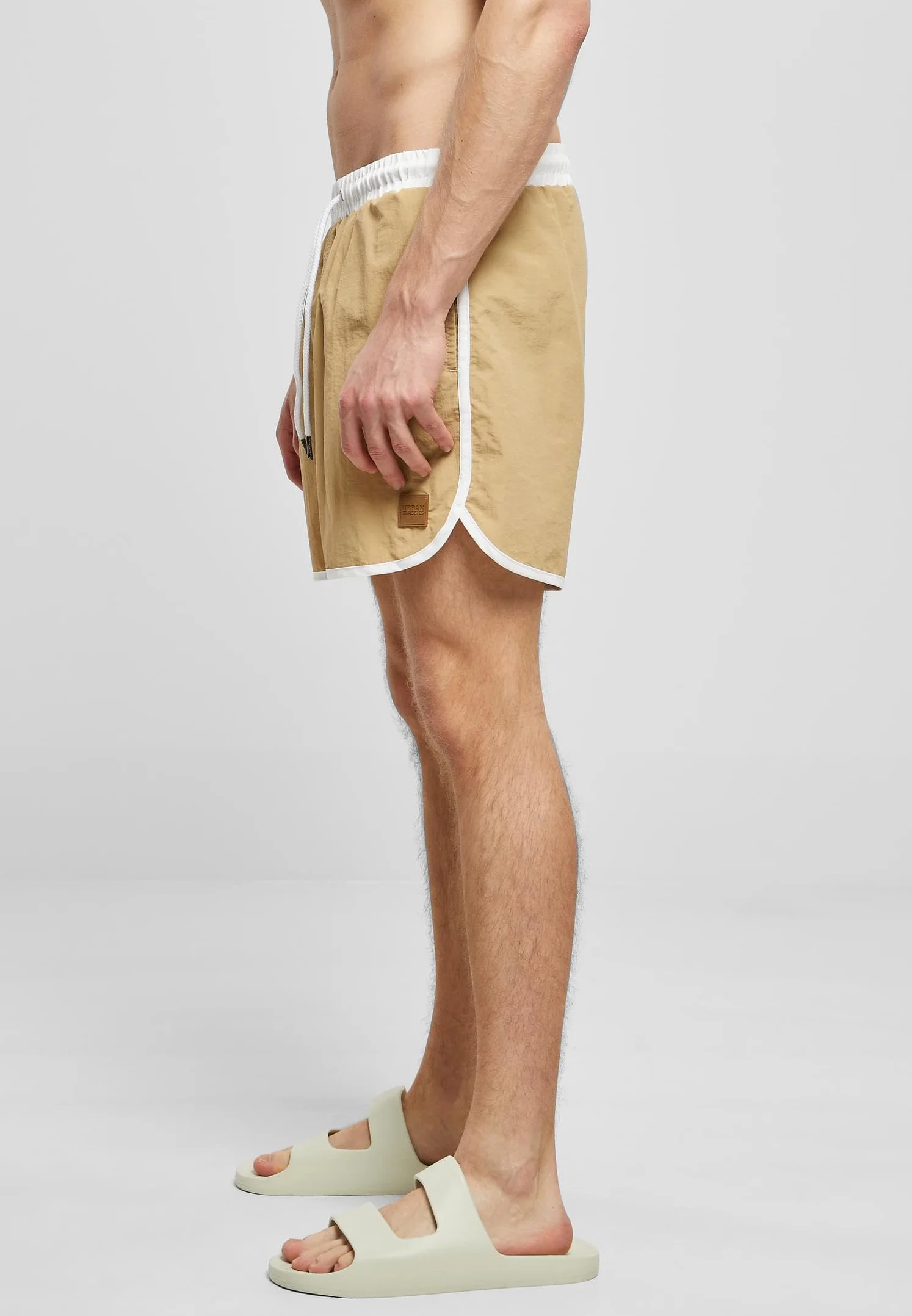 Urban Classics Retro Bañador Hombre Gris Marengo