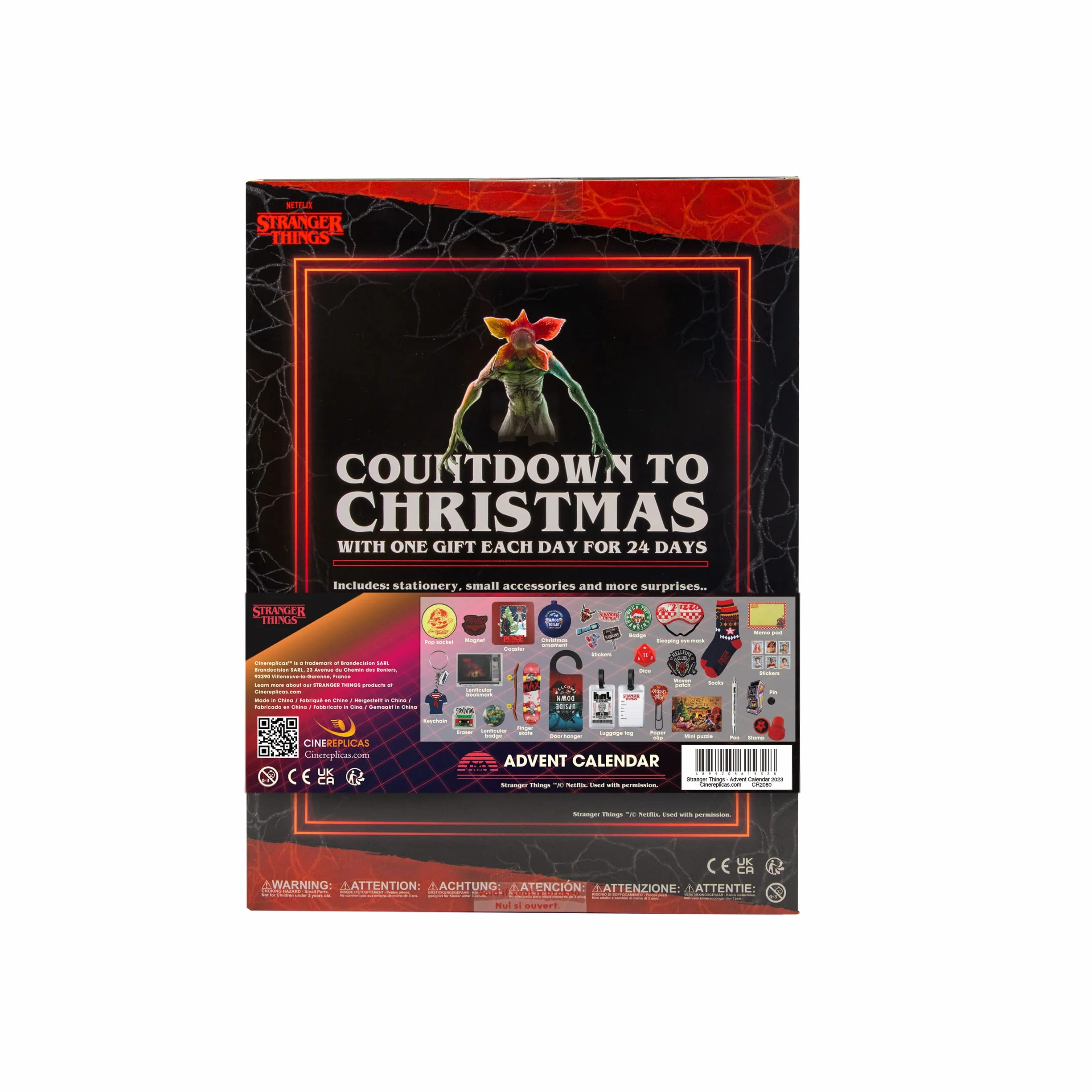 Cinereplicas Stranger Things - Stranger Things Calendario de Adviento - Licencia Oficial