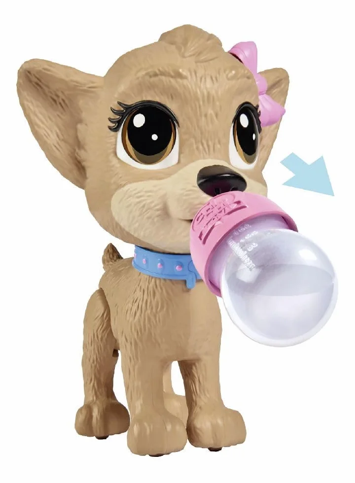 Simba 105893460 Chi Chi Love Pii Pii Puppy - Perro para pasear, Hace pipí, a Partir de 3 años, 20 cm