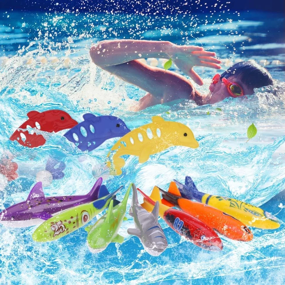 Faburo Juguetes Piscina Niños 34pcs, Pool Toys, Juegos Agua Verano