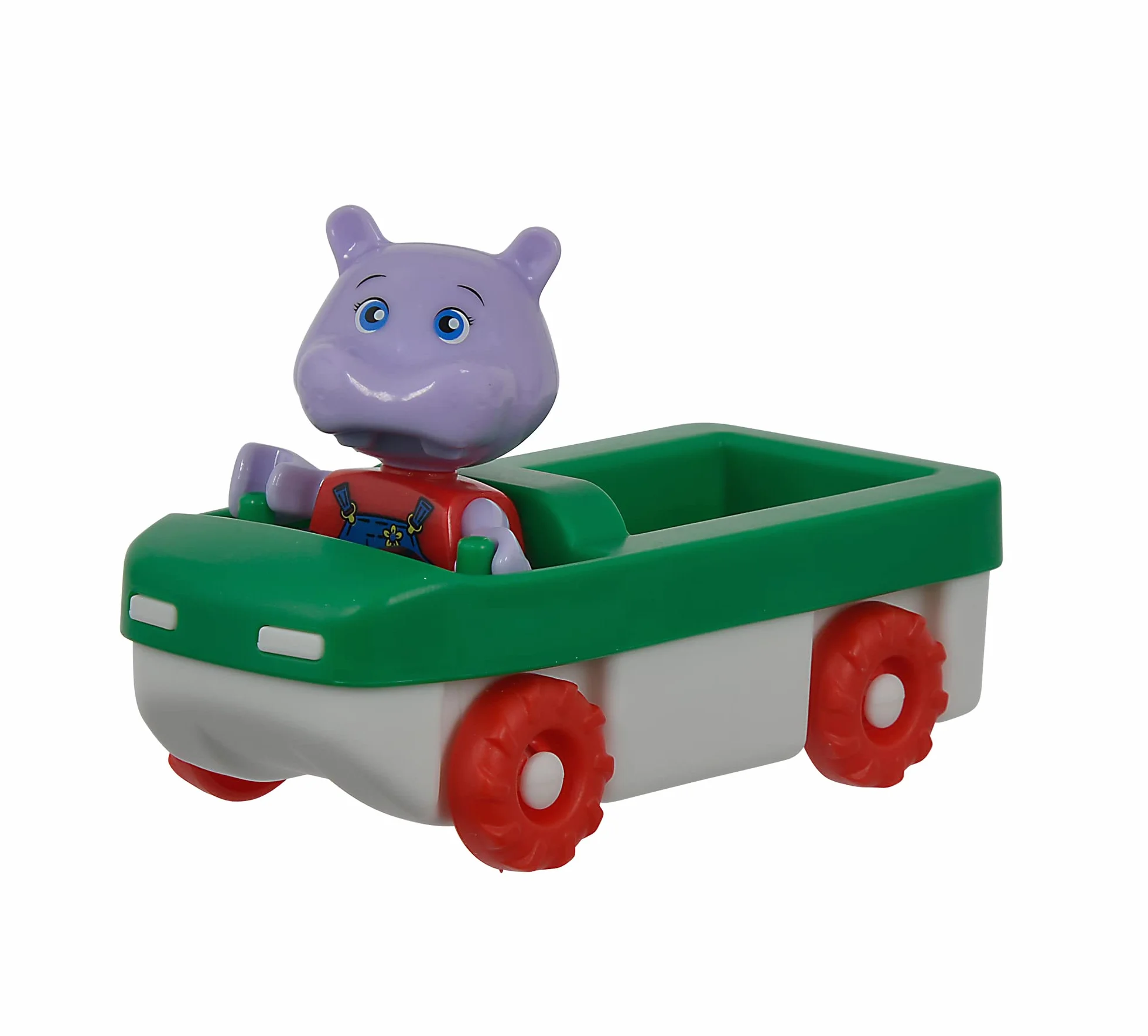 AquaPlay - 8700001501- Circuito de Juego acuático Start Set 21 Piezas - con Barco portacontenedores, vehículo Anfibio y Figura