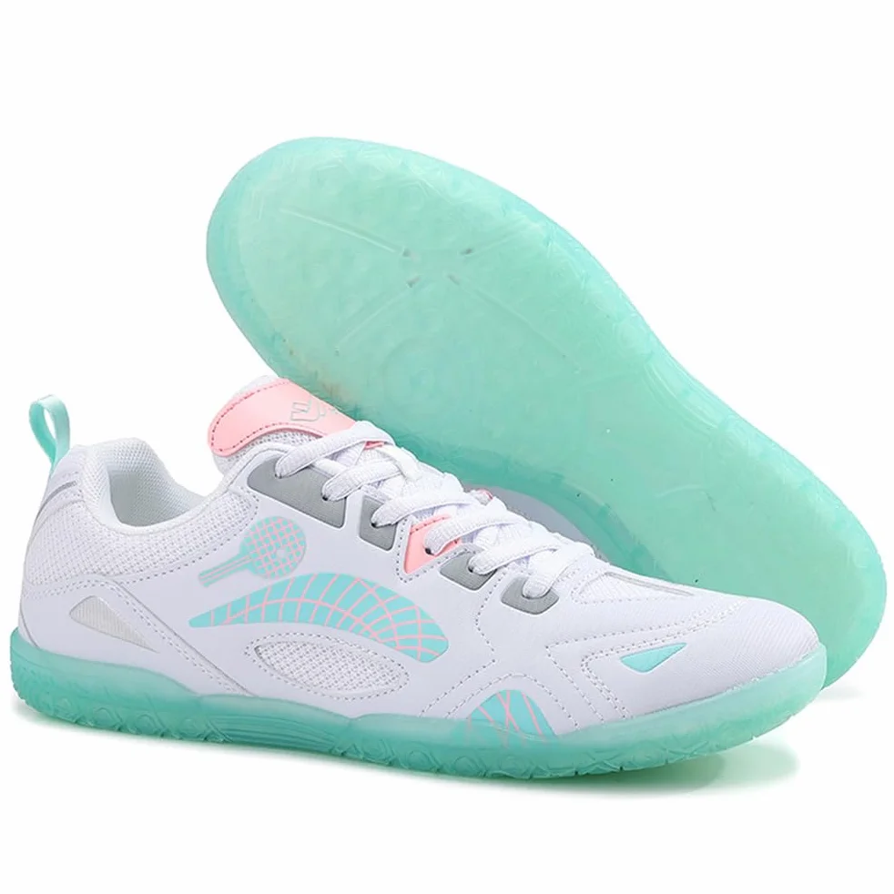 Zapatillas de Tenis de Mesa para Hombre, Bádminton con Soporte de Arco