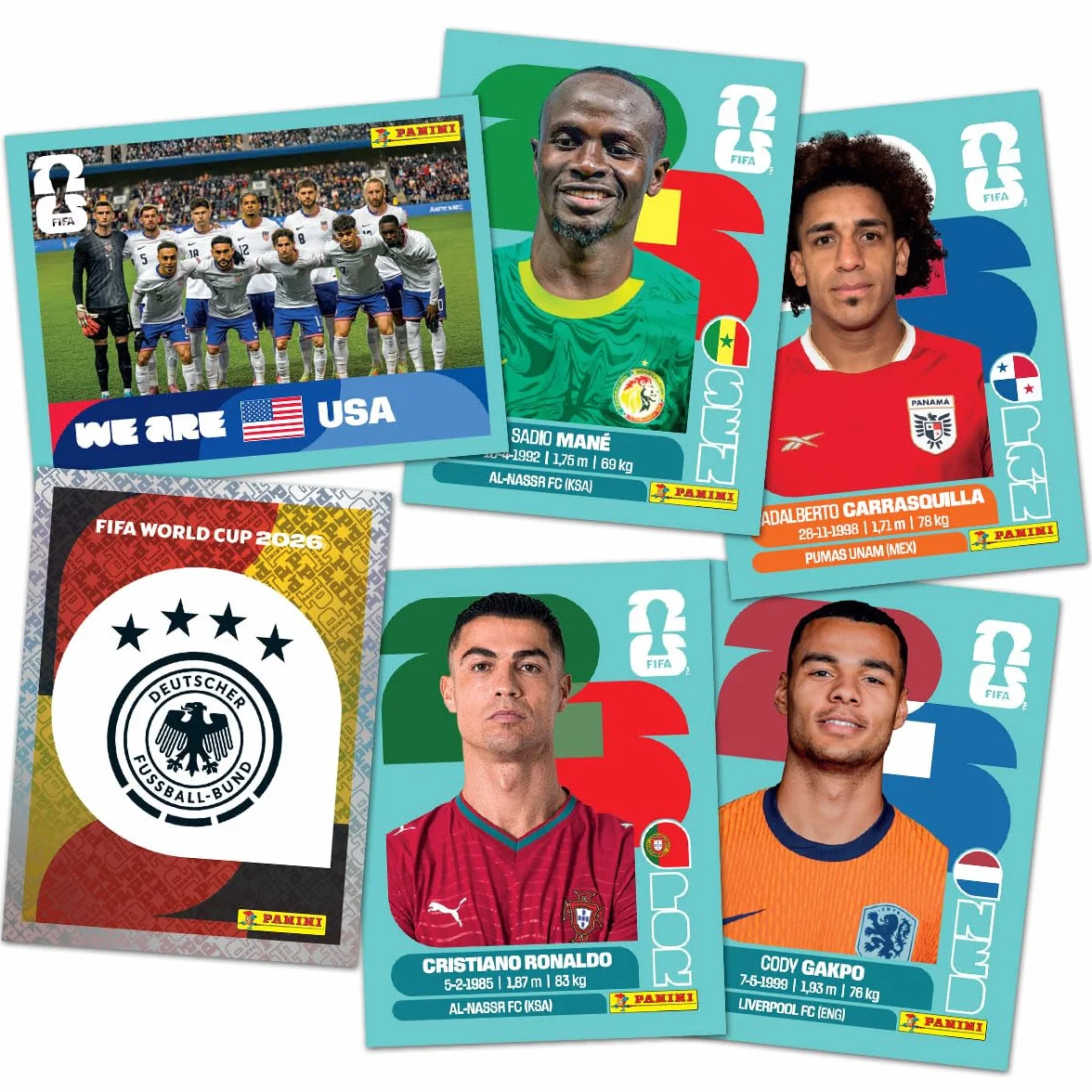 Panini - Colección oficial de la FIFA World Cup 2026™ (caja de 100 bolsas)
