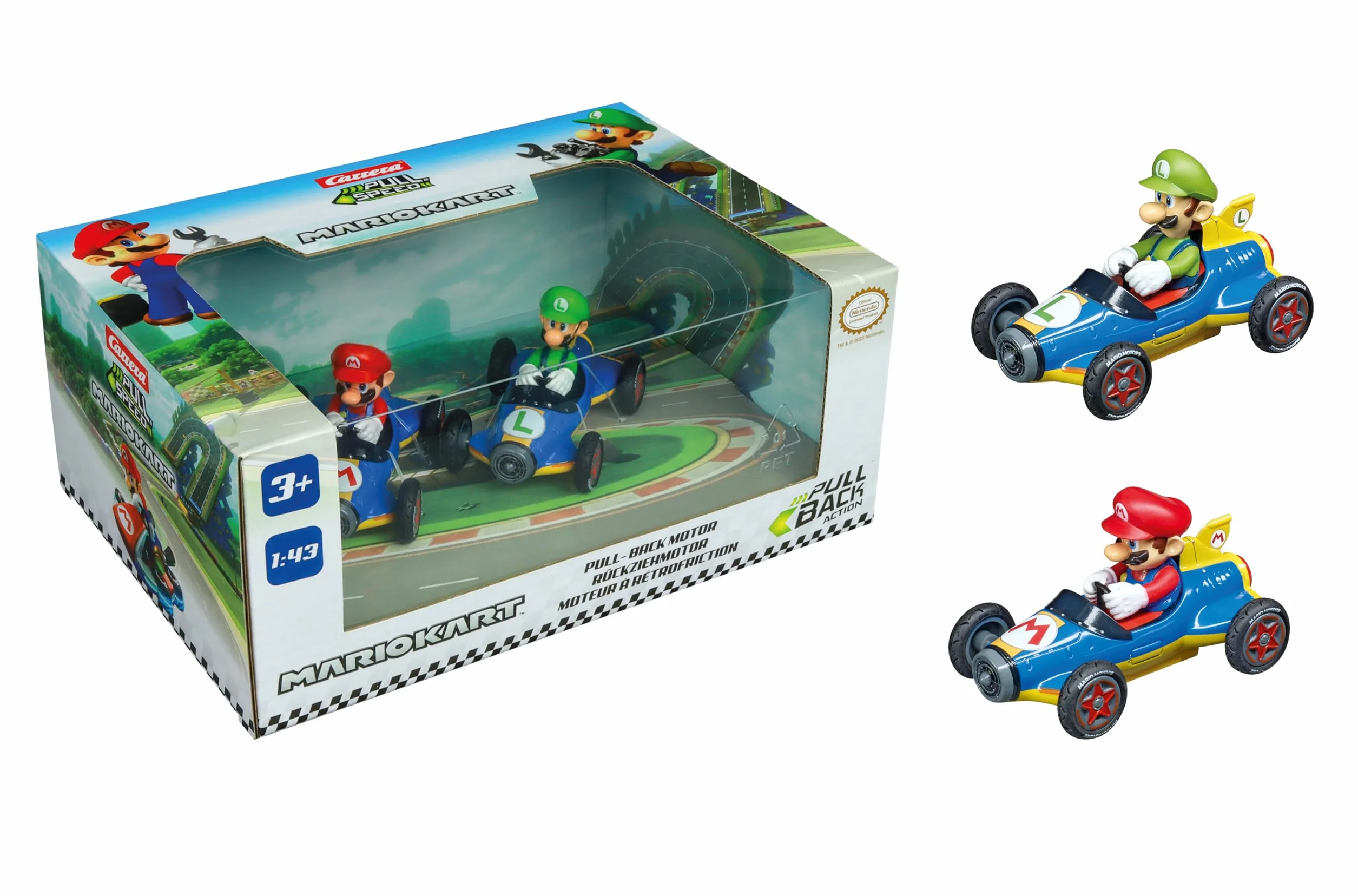 Pull&Speed Mario Kart 8 "Mach 8" Twinpack