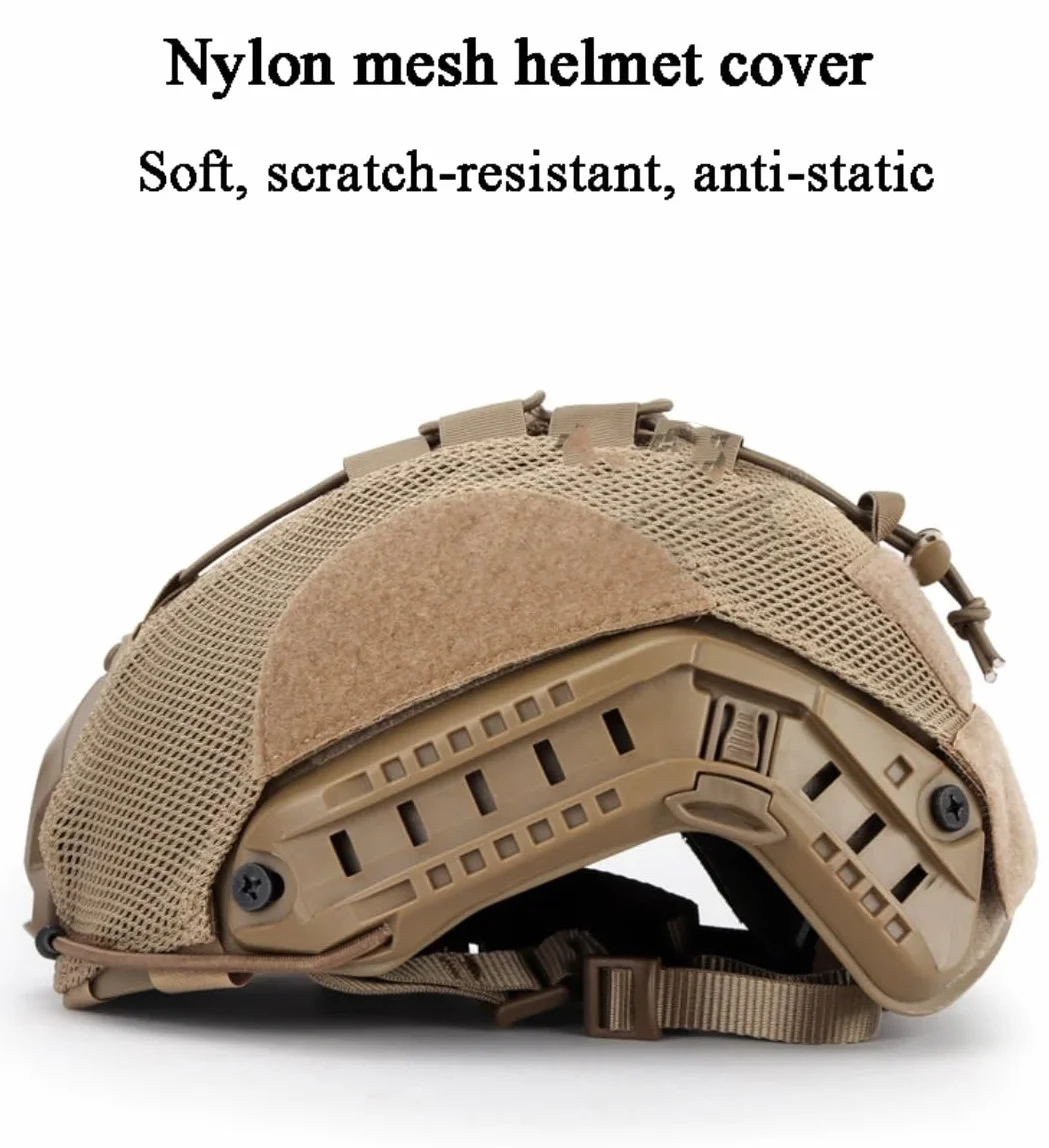 Funda táctica para Casco Airsoft Paintball Caza Tiro CS