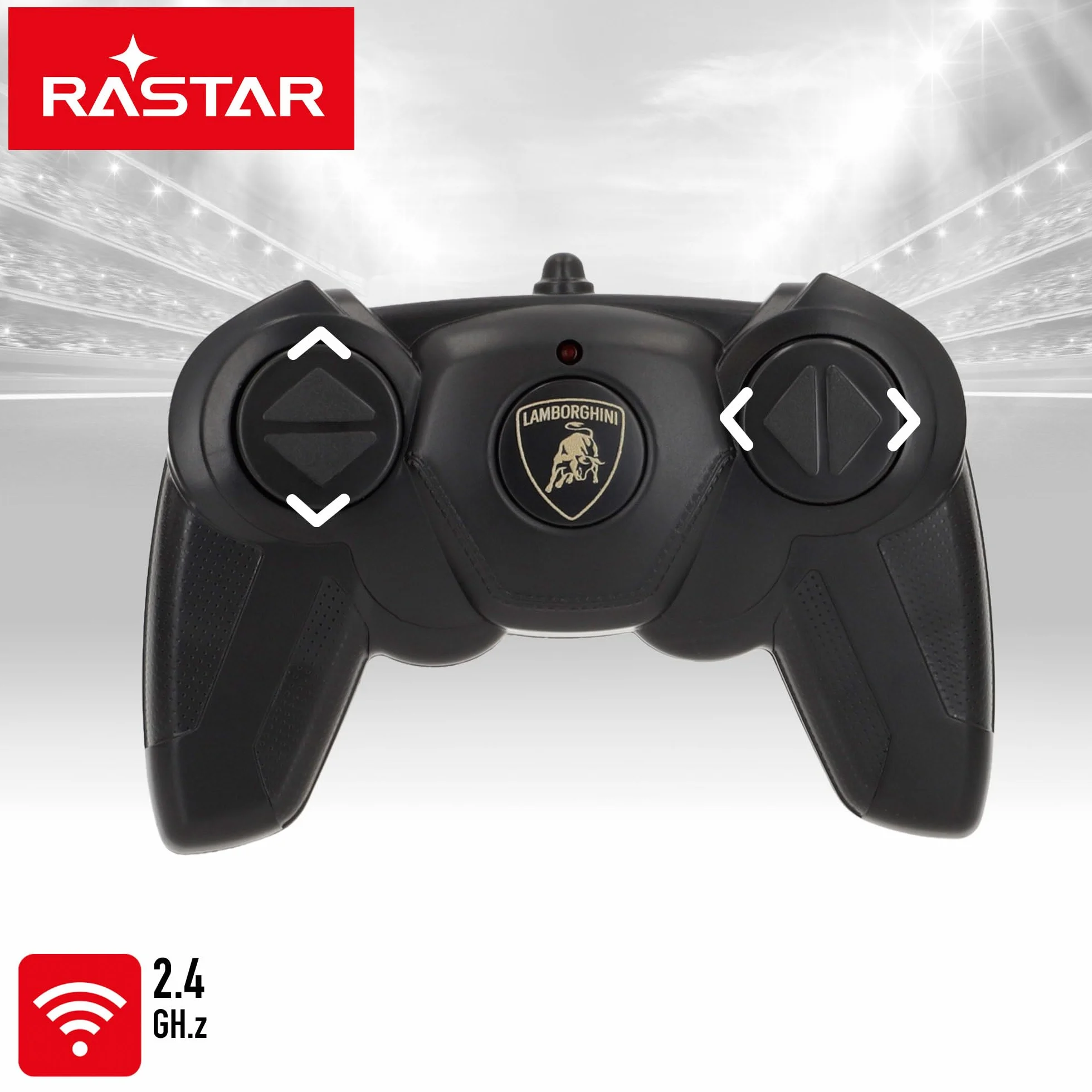 ColorBaby - Coche teledirigido Lamborghini Huracán STO, radiocontrol, Azul con Negro Escala 1:24, para niños y para Adultos, Juguetes para niños teledirigidos (46987)