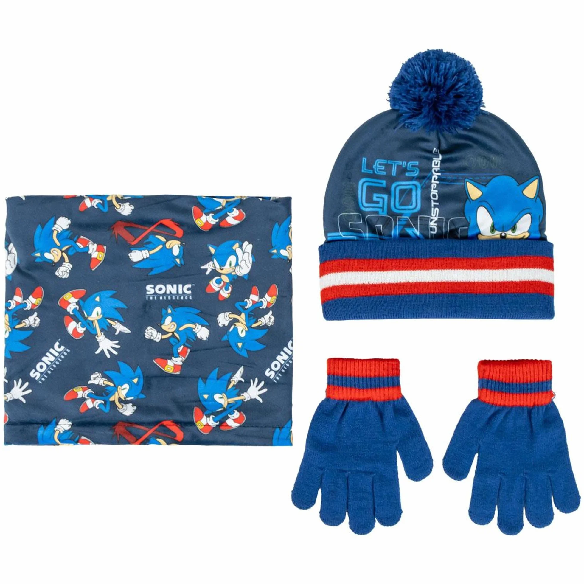 CERDÁ Life's Little Moments Conjunto Gorro Guantes y Braga Sonic Cómodo y Práctico