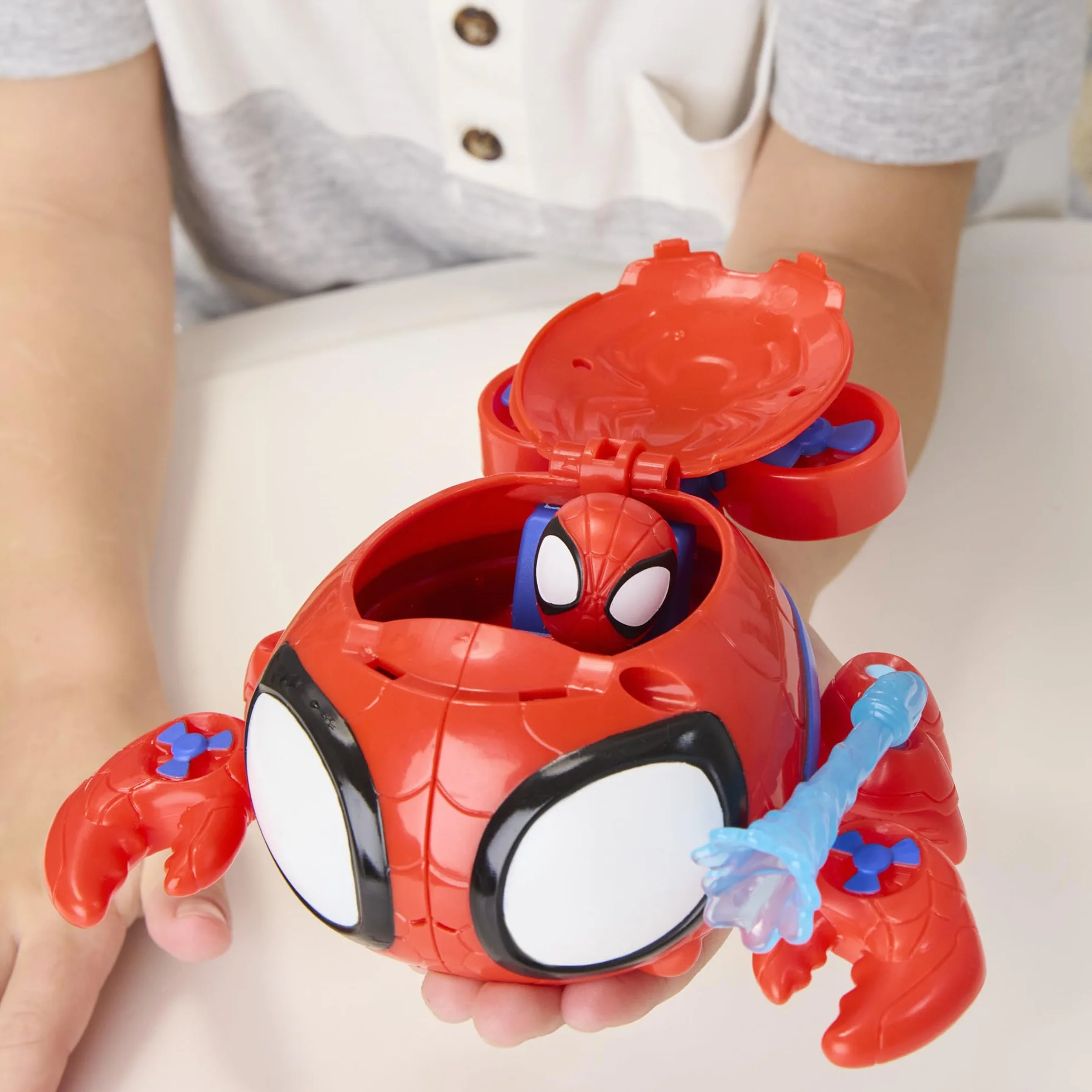 Marvel Spidey and His Amazing Friends, Water-Webs, Submarino Aracno-Cangrejo de Juguete