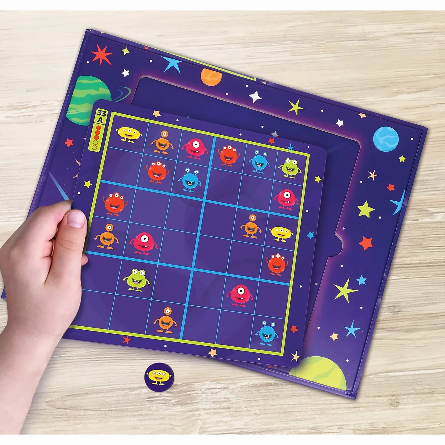 Learning Resources Sudoku Espacial Magnético Juego Educativo Lógica Matemáticas 72 Fichas 4 Años