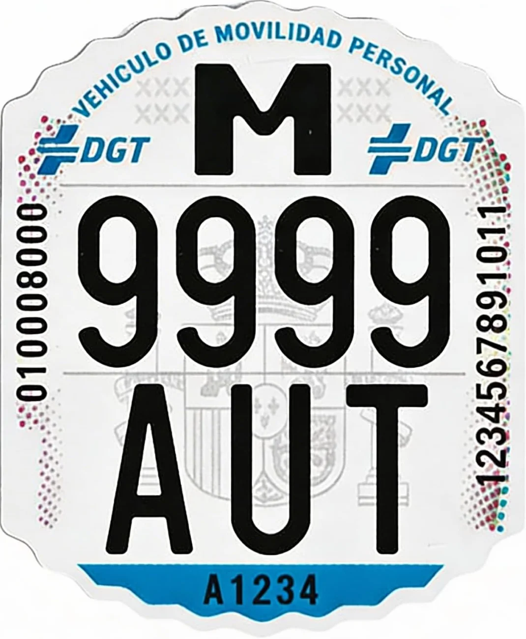 Matrícula Patinete Eléctrico VMP Homologada DGT – Placa Identificativa Vehículo Movilidad Personal Obligatoria 2026