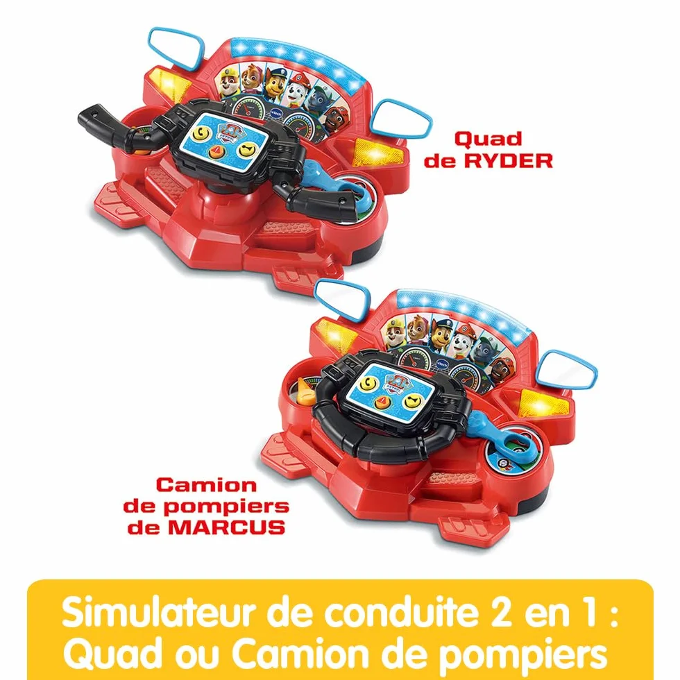 VTech Patrouille Pat Patrulla Canina-Misión Piloto, Color Rojo, tamaño estándar (542705)