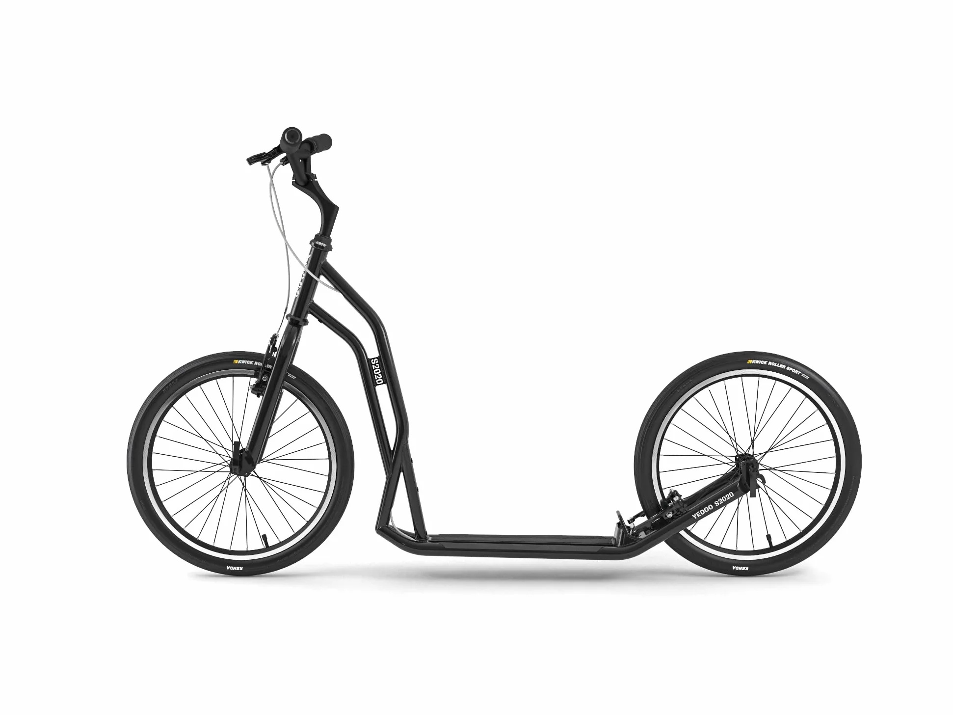 Yedoo S2020 - Patinete de hasta 150 kg, con neumáticos de aire 20/20, patinete para adultos, patinete para perros