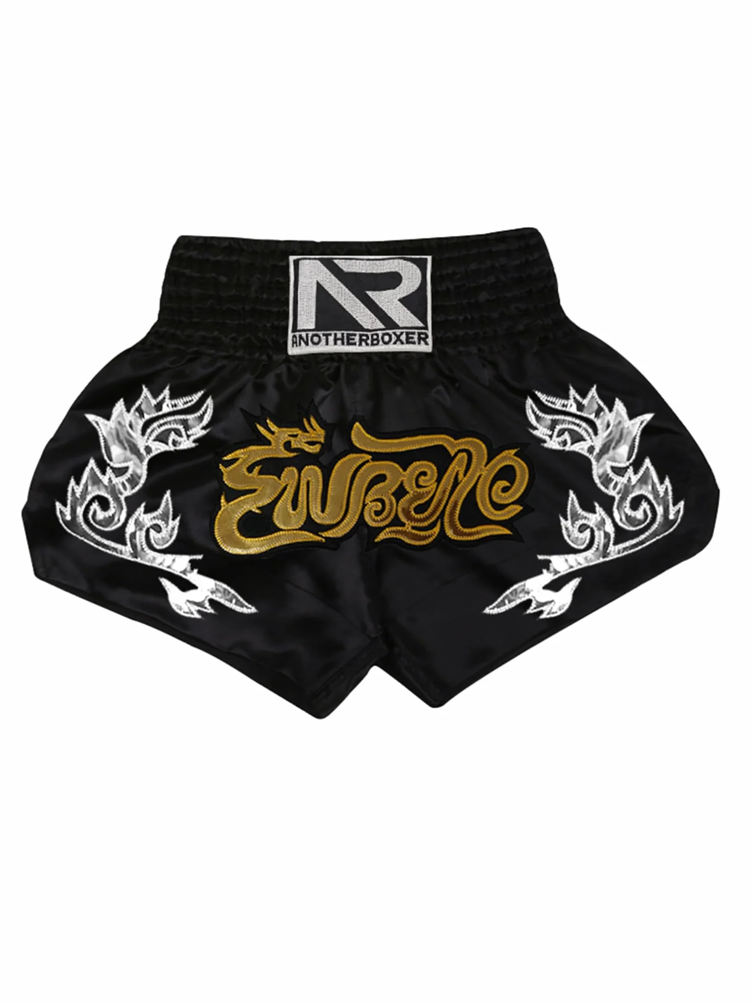 Pantalones Cortos de Boxeo para Niños Cintura Ancha Muay Thai MMA BJJ