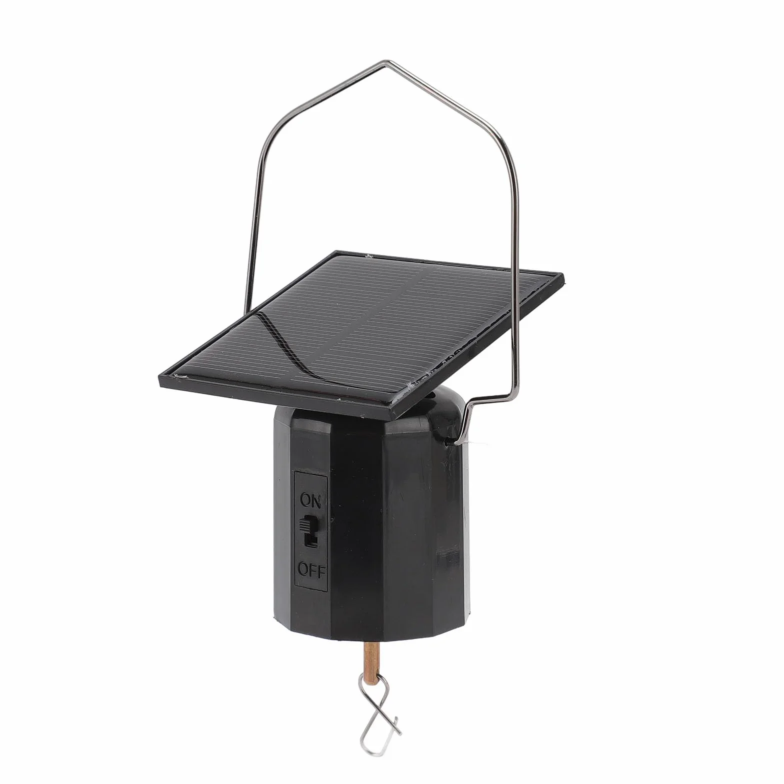 Motor Giratorio de Viento Solar, Ligero, Pequeño, Automático, Giratorio Móvil para Campanas de Viento, Exhibición Colgante, Jardín, Patio, Césped, Decoración Al Aire Libre