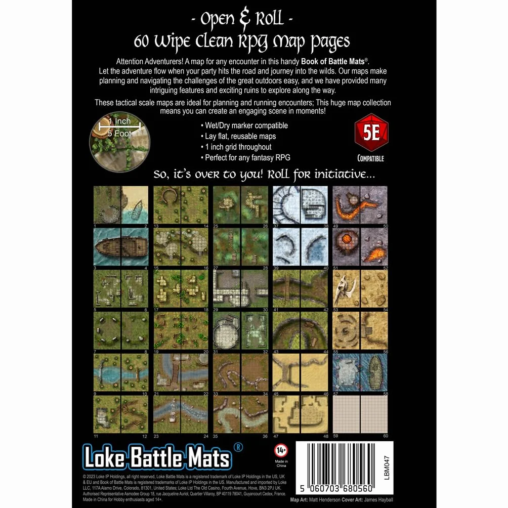 Big Book of Battle Mats Wilds, Wrecks & Ruins