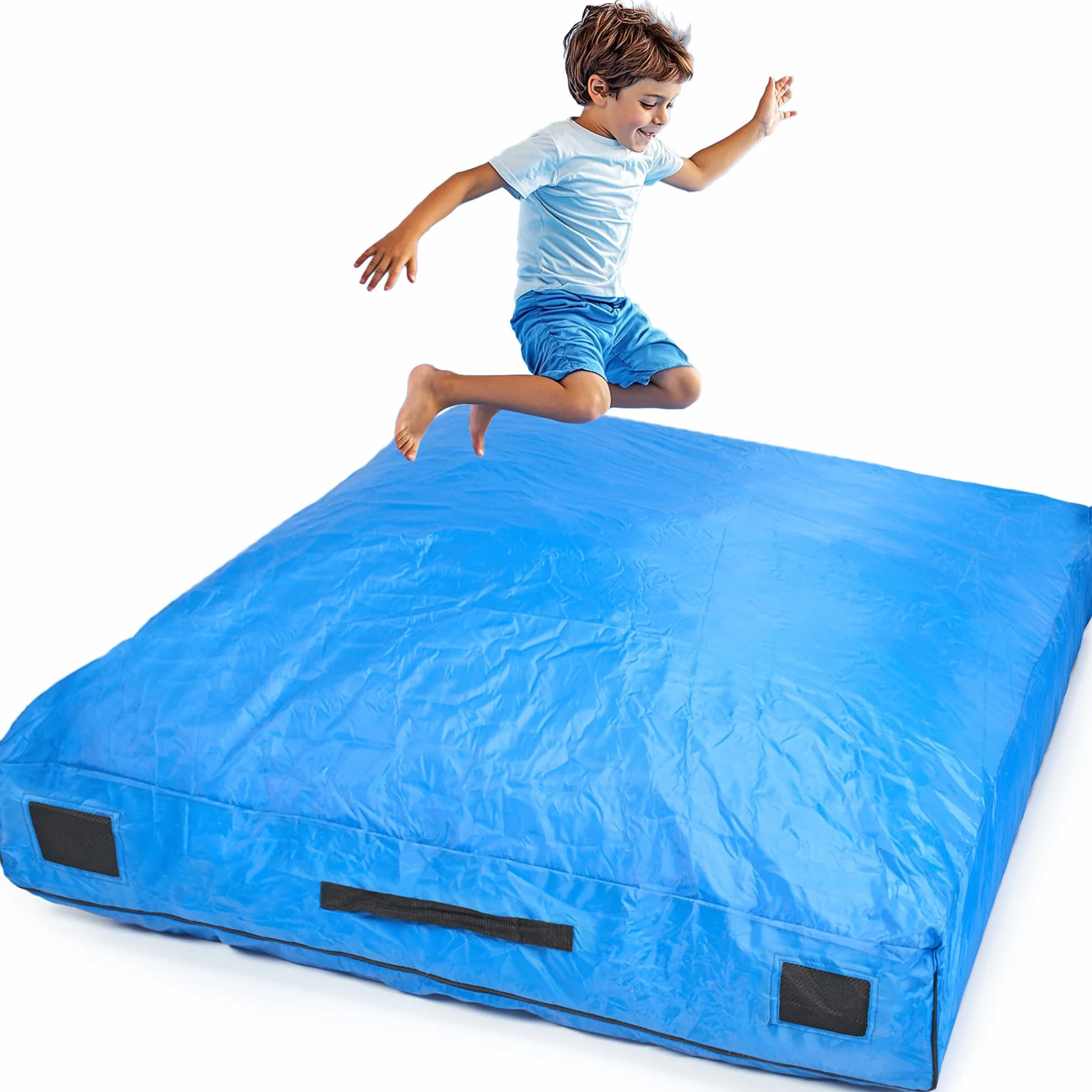 Alfombra Sensorial Crash Pad para Niños 152 x 152 cm Colchoneta de Espuma para Autismo Gimnasia