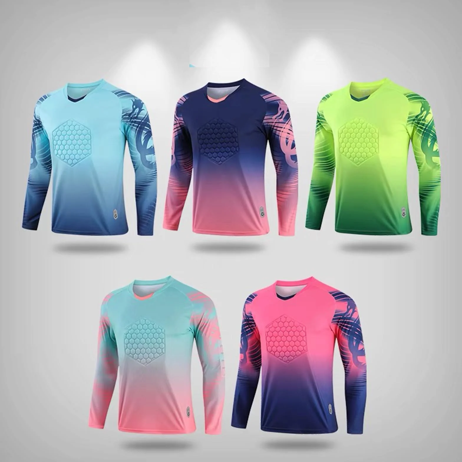 OPUTWDF Camiseta Portero Anticolisión Personalizable para Fútbol