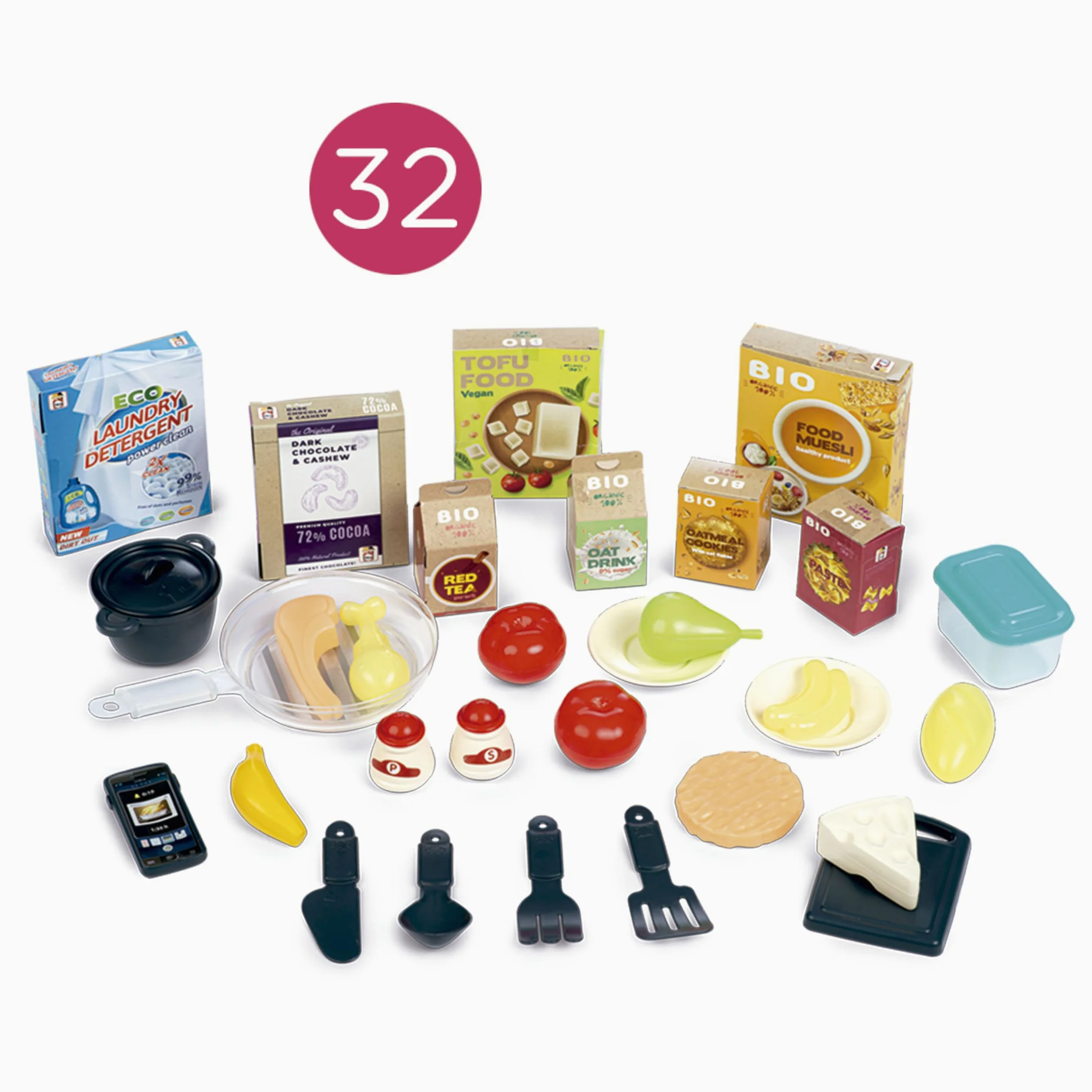 Chicos - Cocina de Juguete 3en1 Kitchen XL | Cocinita Infantil con Luces, Sonidos y Efecto Real | Barbacoa Transformable, 31 Accesorios, Tecnología Fotocromática | Niños 3 4 5 Años (85124)