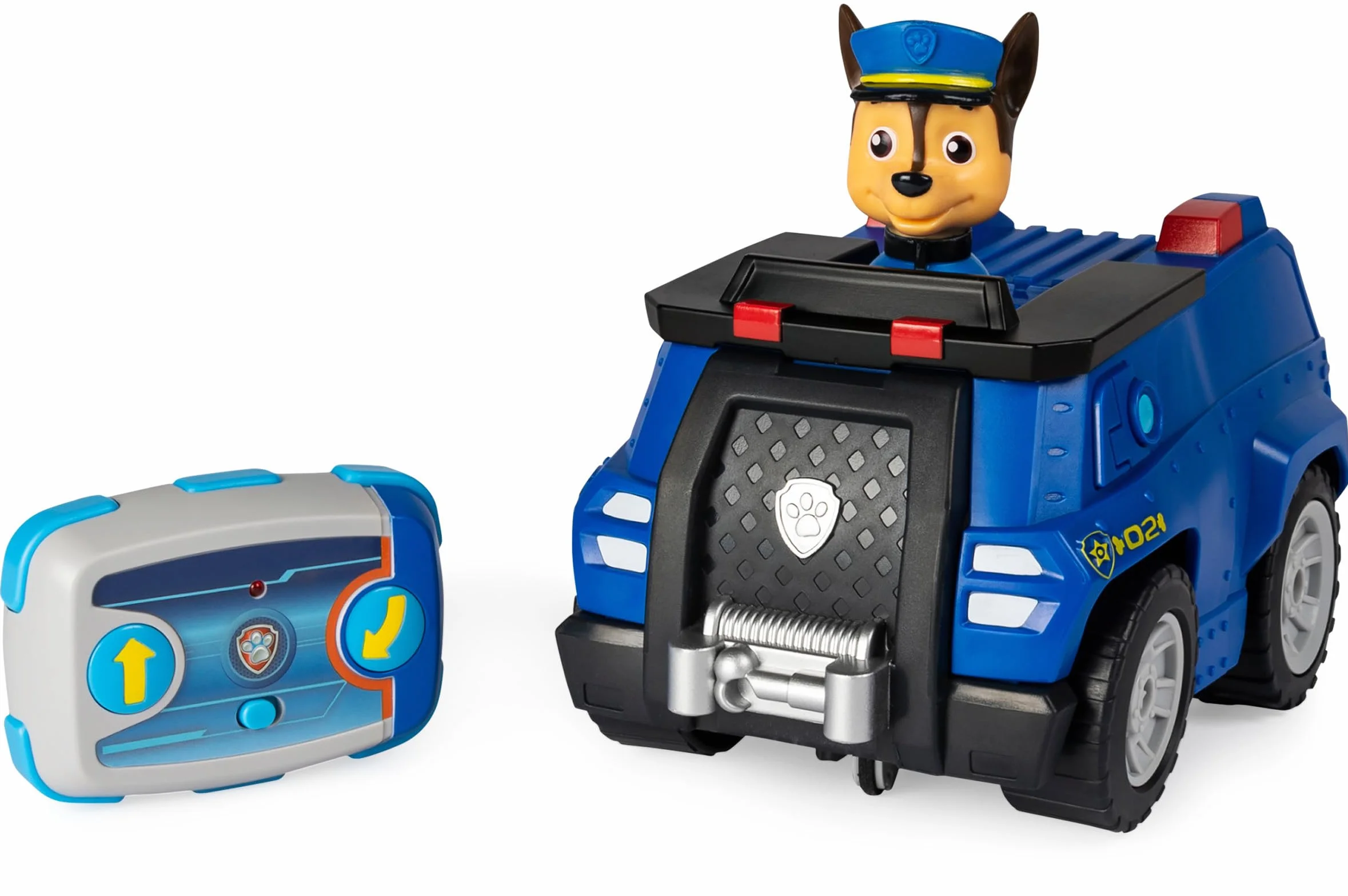 Paw Patrol Patrulla Canina - Coche Teledirigido Niños 3 Años o más | Chase Juguetes | Coche Teledirijido Niño 2.4GHZ hasta 76m | Patrulla Canina Juguetes 3 Años