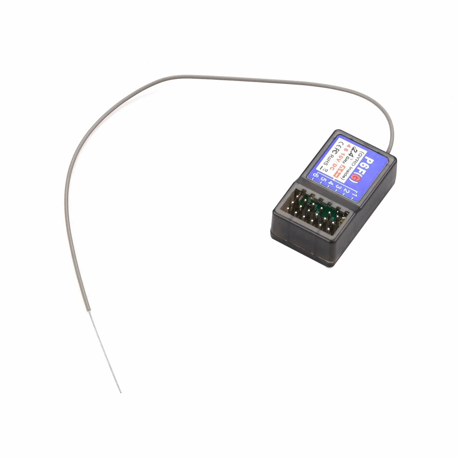 Mando a distancia del transmisor DumboRC P6FG 2.4 Receptor con giroscopio para RC P6FG accesorio de pieza