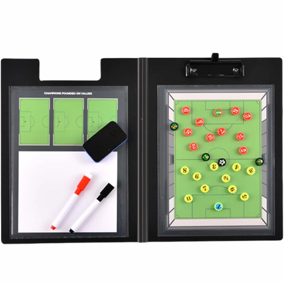 Pizarra Táctica Fútbol Magnética con Imanes, Lapiceros y Borrador para Entrenadores