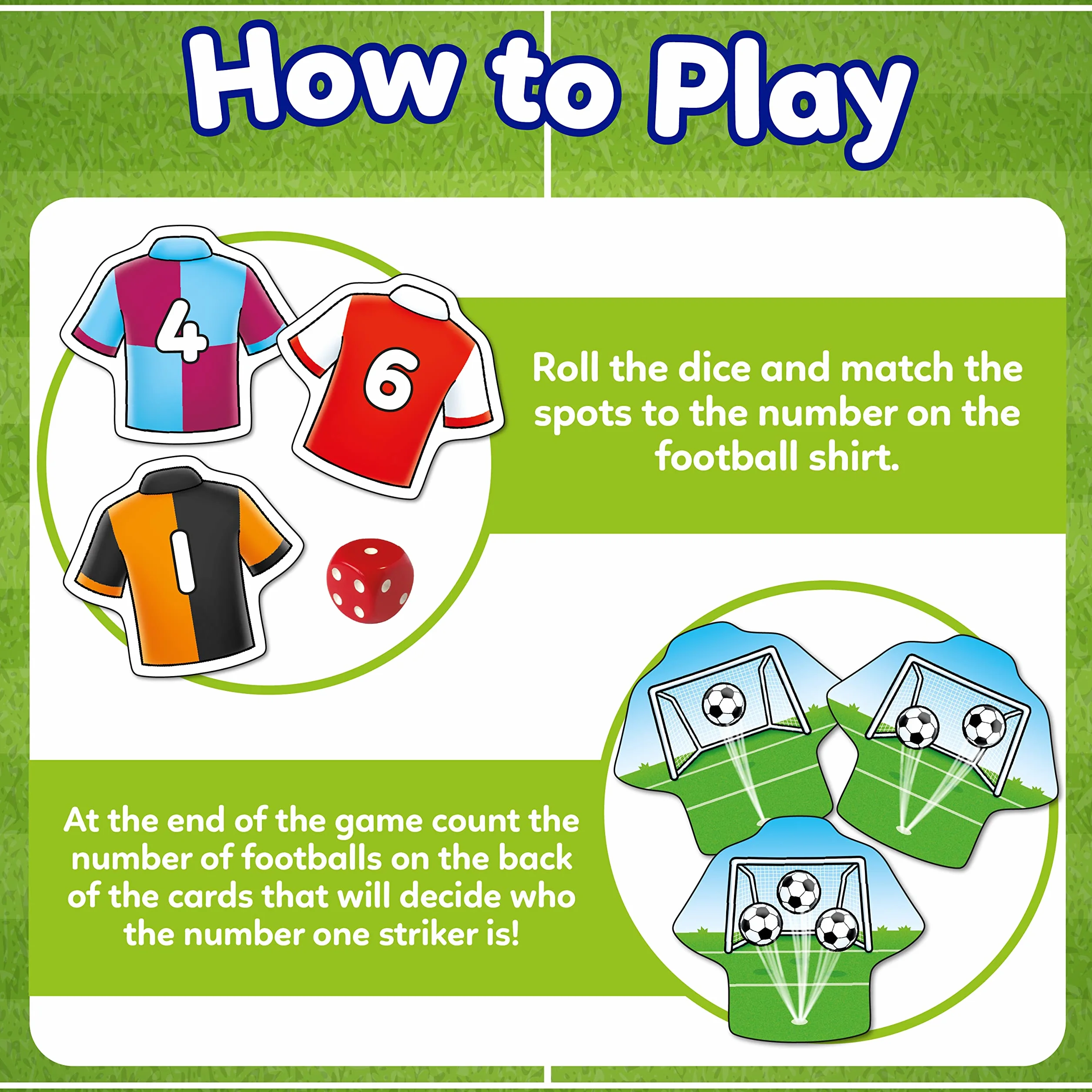 Orchard Toys Penalty Shoot out Mini Games, Travel Games for Kids to Learn Matching Pairs, Maths, Educational Game for Addition, Subtraction, Football Game, Football Gift for Boys, Girls, Age 3+