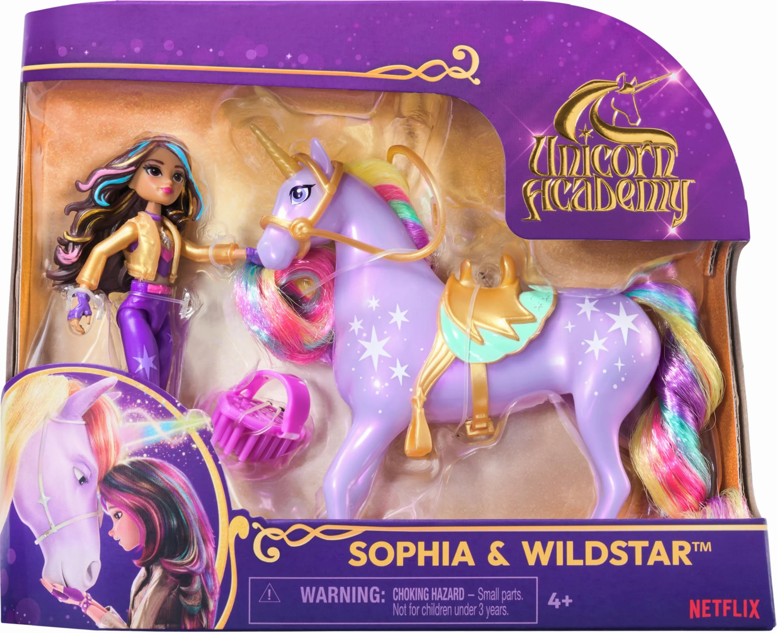 Academia Unicornio - Muñeca Sophia, Figura Wildstar 'estrella' Y Accesorios | Unicornio Juguete Con Accesorios | Juguetes Niña 4 Años O Más | Unicornios Para Niñas Con Detalles Auténticos