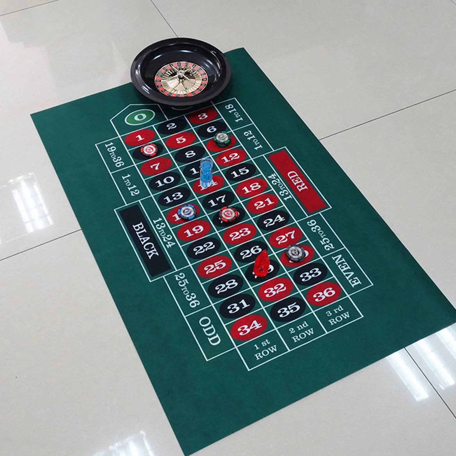 Mantel de Juego de Doble Cara, tapete de diseño de de Doble Cara, tapete de Mesa Disponible en Blackjack, Mantel de reuniones nocturnas, Fieltro de Mesa de Ruleta de Dados, tapete de Tela Verde