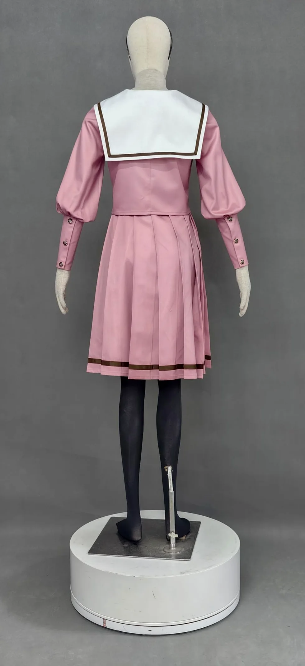 Disfraz de anime para mujer, color rosa