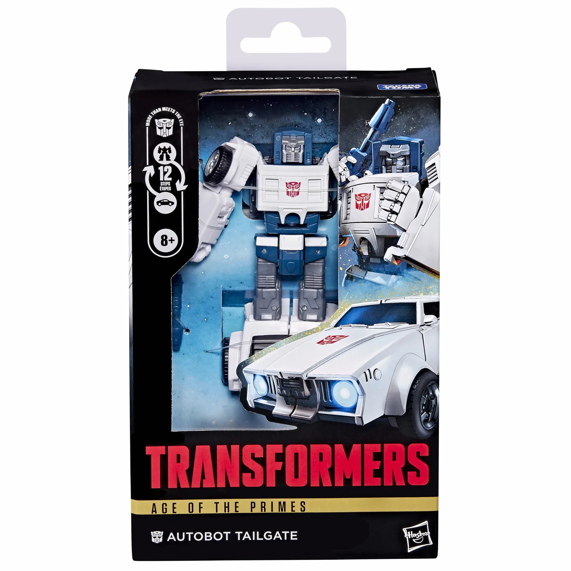 Transformers Age of The Primes, Autobot Tailgate Clase de Lujo, Figura de acción Convertible de 13 cm, Juguetes Robots, A Partir de 8 años