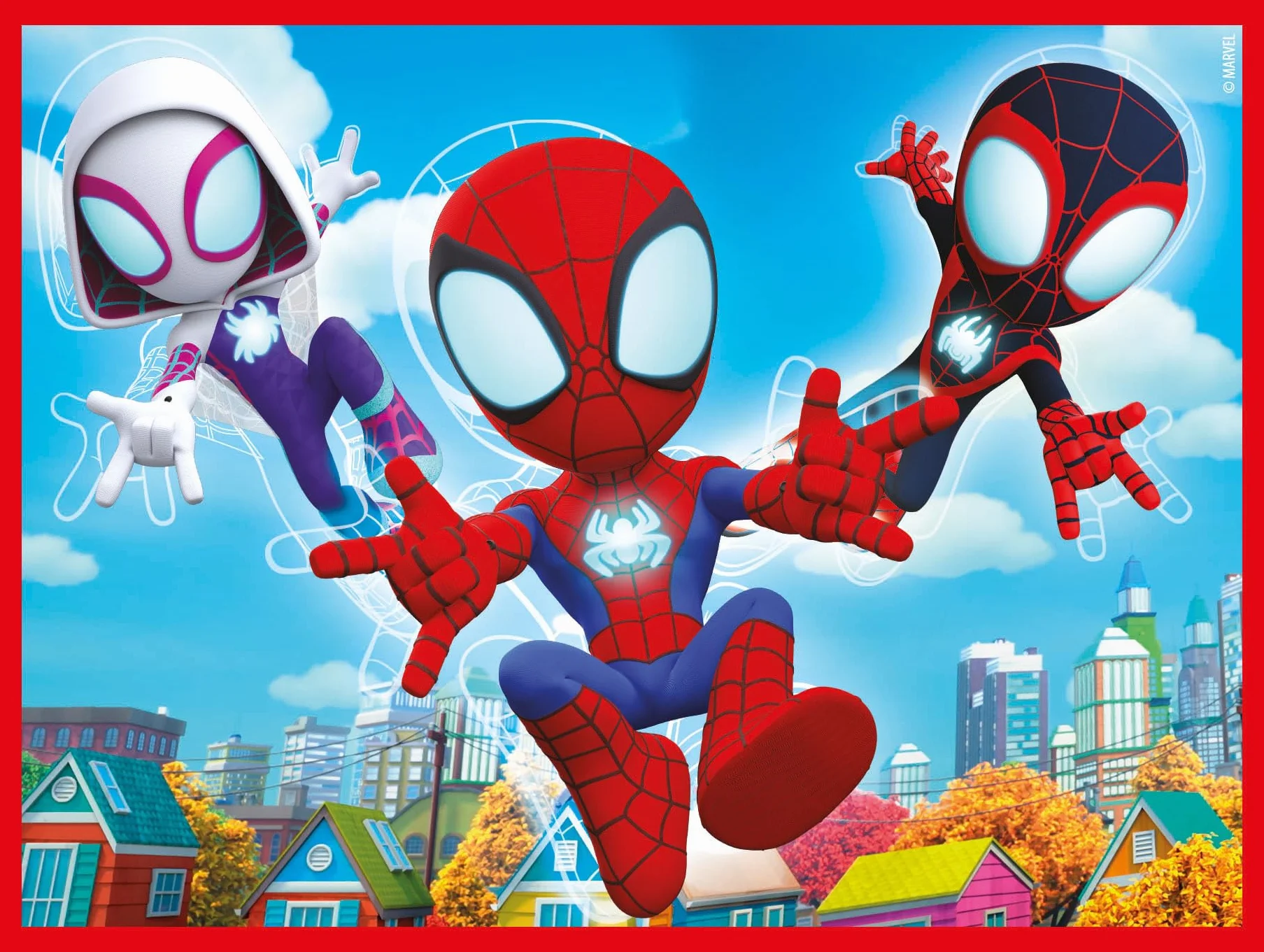 Clementoni Puzzle Marvel Spidey and His Amazing Friends 12 Cubos 6 Imágenes 12 Piezas 41198