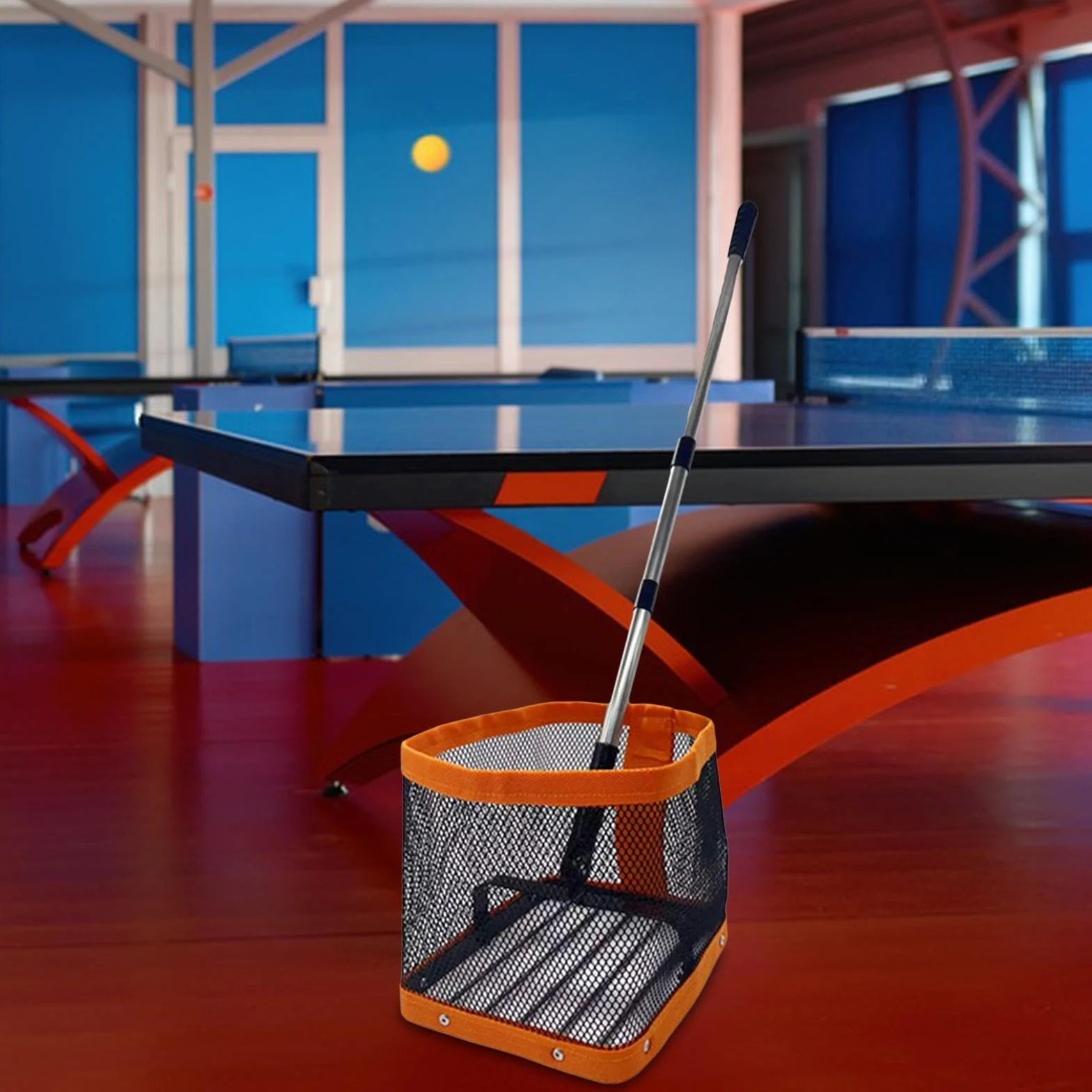 Jaula telescópica para Recoger Pelotas de Pong, Capacidad 200 Pelotas