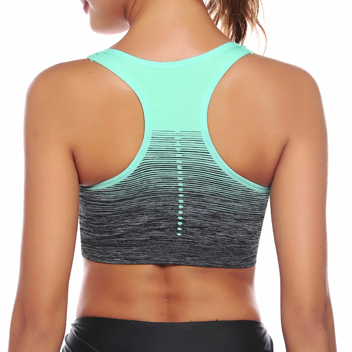 Sujetador Deportivo Mujer Inalámbrico con Almohadillas Extraíbles para Yoga Fitness Corriendo