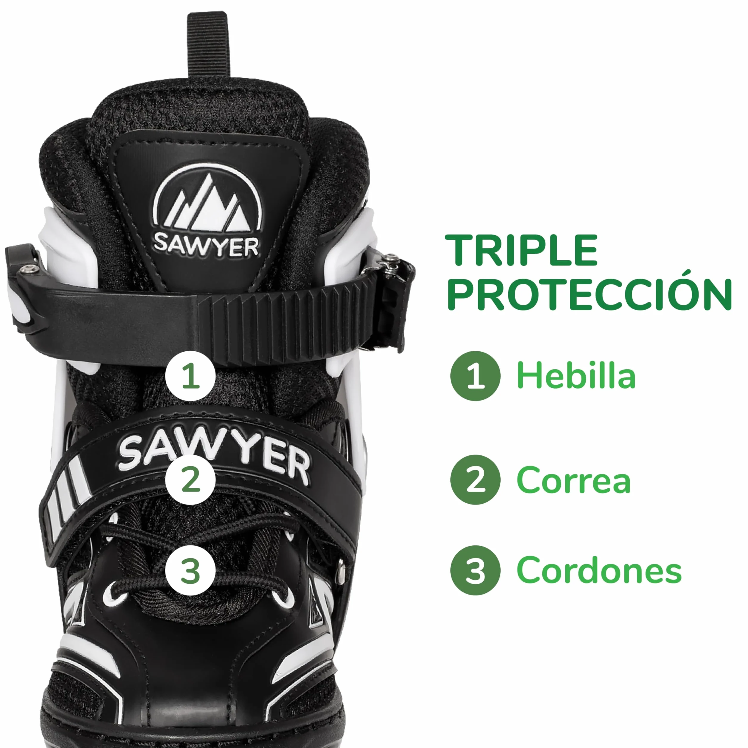 Patines en Línea Ajustables Tallas 27 a 38