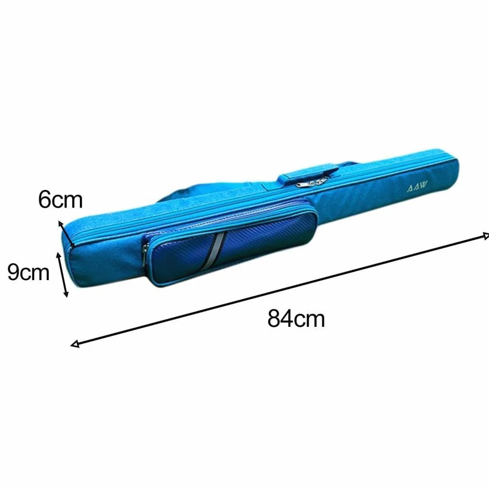 Rockible Funda para Tacos de Billar Protector 1/2 Resistente al Desgaste 4 Agujeros Bolsa de Transporte