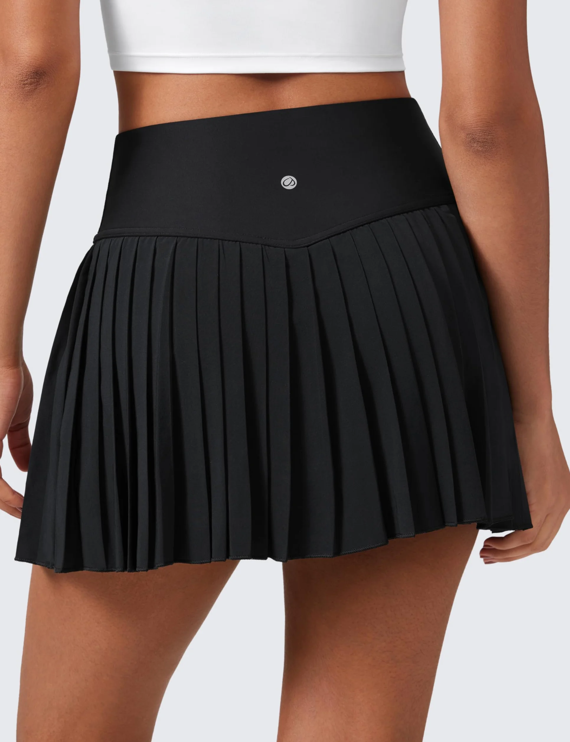 CRZ YOGA Falda de Tenis Plisada Femenina con Pantalones Cortos