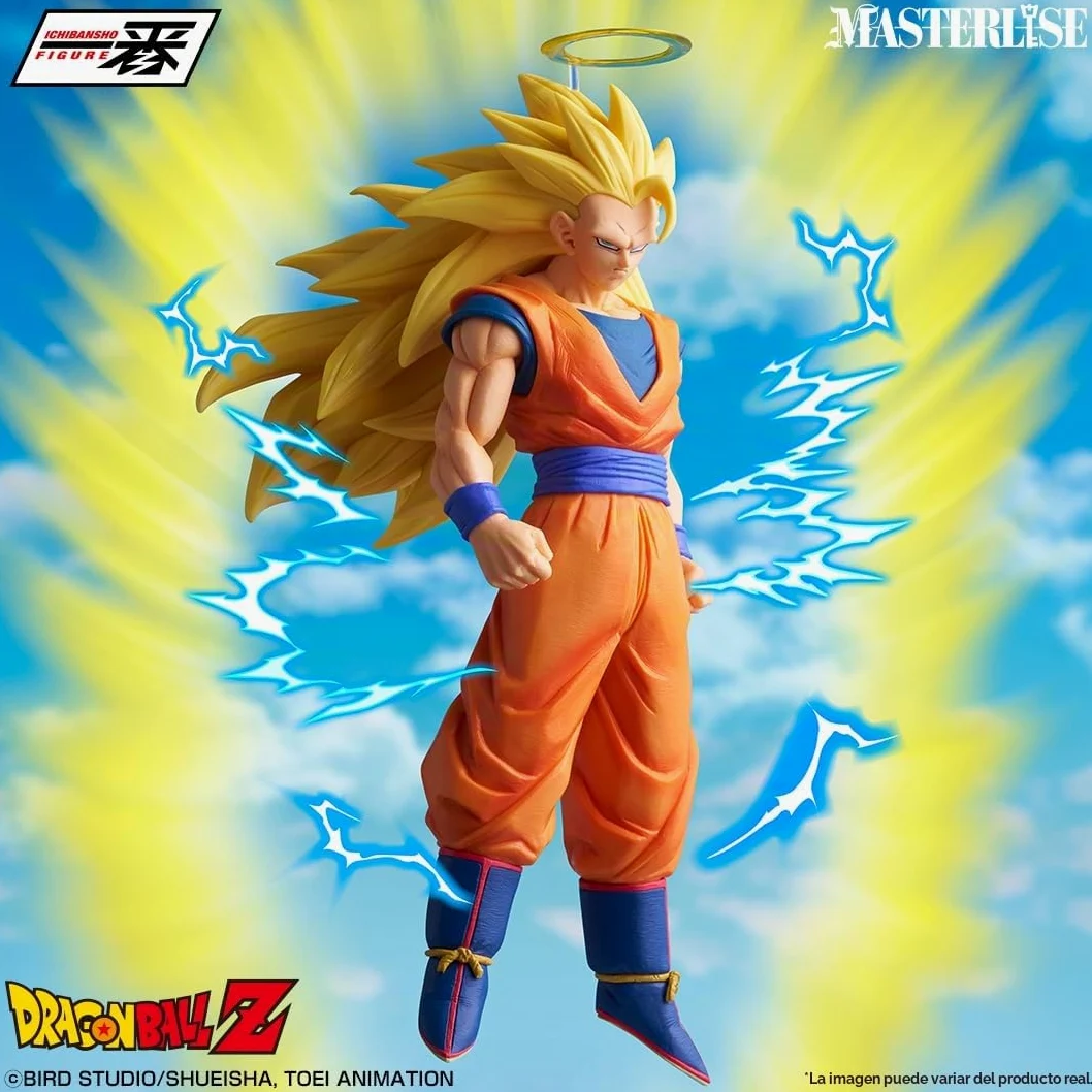 Ichibansho Figura Goku Super Saiyan 3 Dragon Ball Z - Battle of The Super Saiyan - Masterlise 25cm IS69035 Multicolor - Figura Coleccionable - Ideal para los Fanaticos del Anime