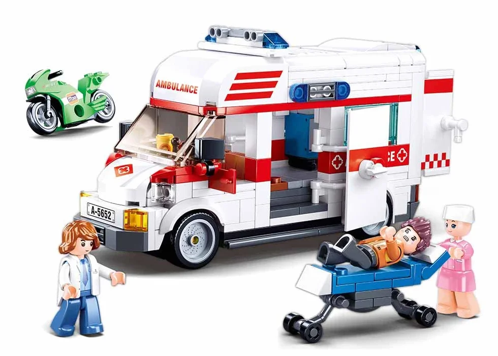 SLUBAN M38-B1065 Town Ambulance 328pcs