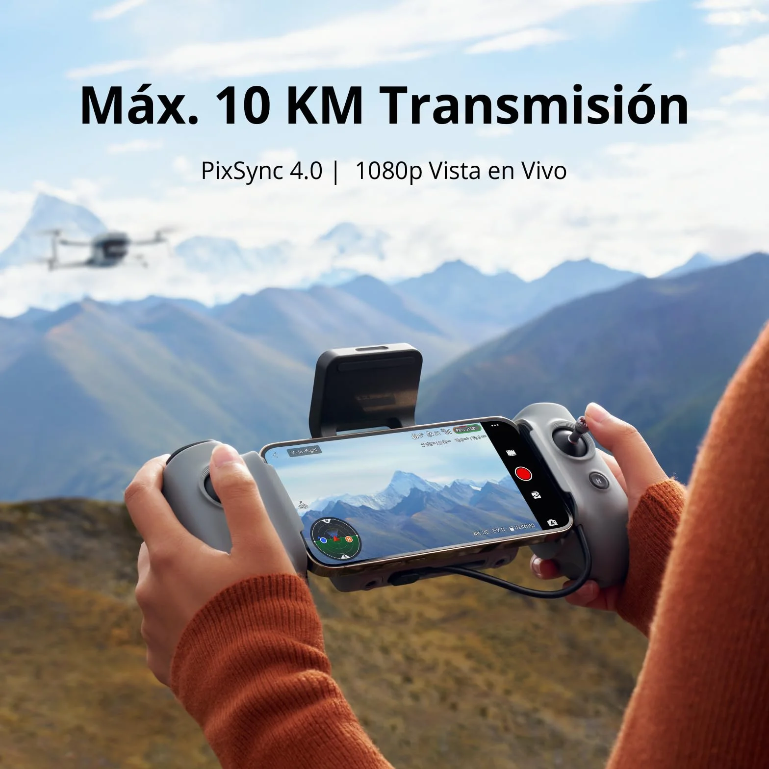 Potensic ATOM 2 Dron con Cámara para Adultos, Video 4K/Foto 8K, <249g, Gimbal 3 Ejes, Transmisión 10KM, Seguimiento AI, Grabación Vertical, AI Noche Shot, QuickShots, 96 Min de Vuelo Fly More Combo
