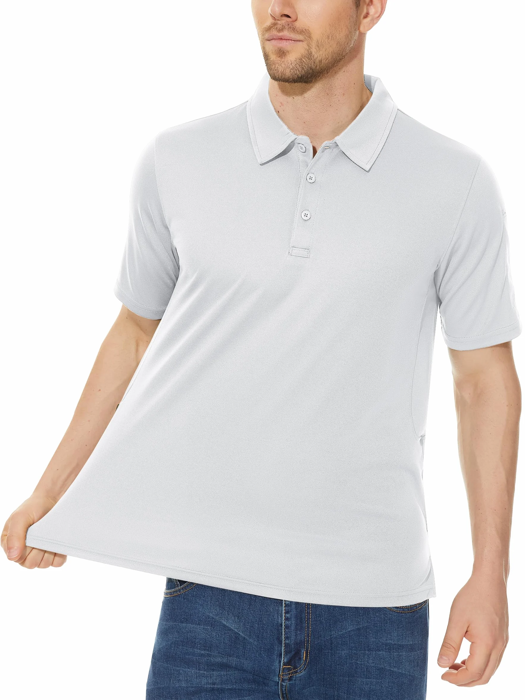 Camisetas de Manga Corta Secado Rápido para Hombre al Aire Libre