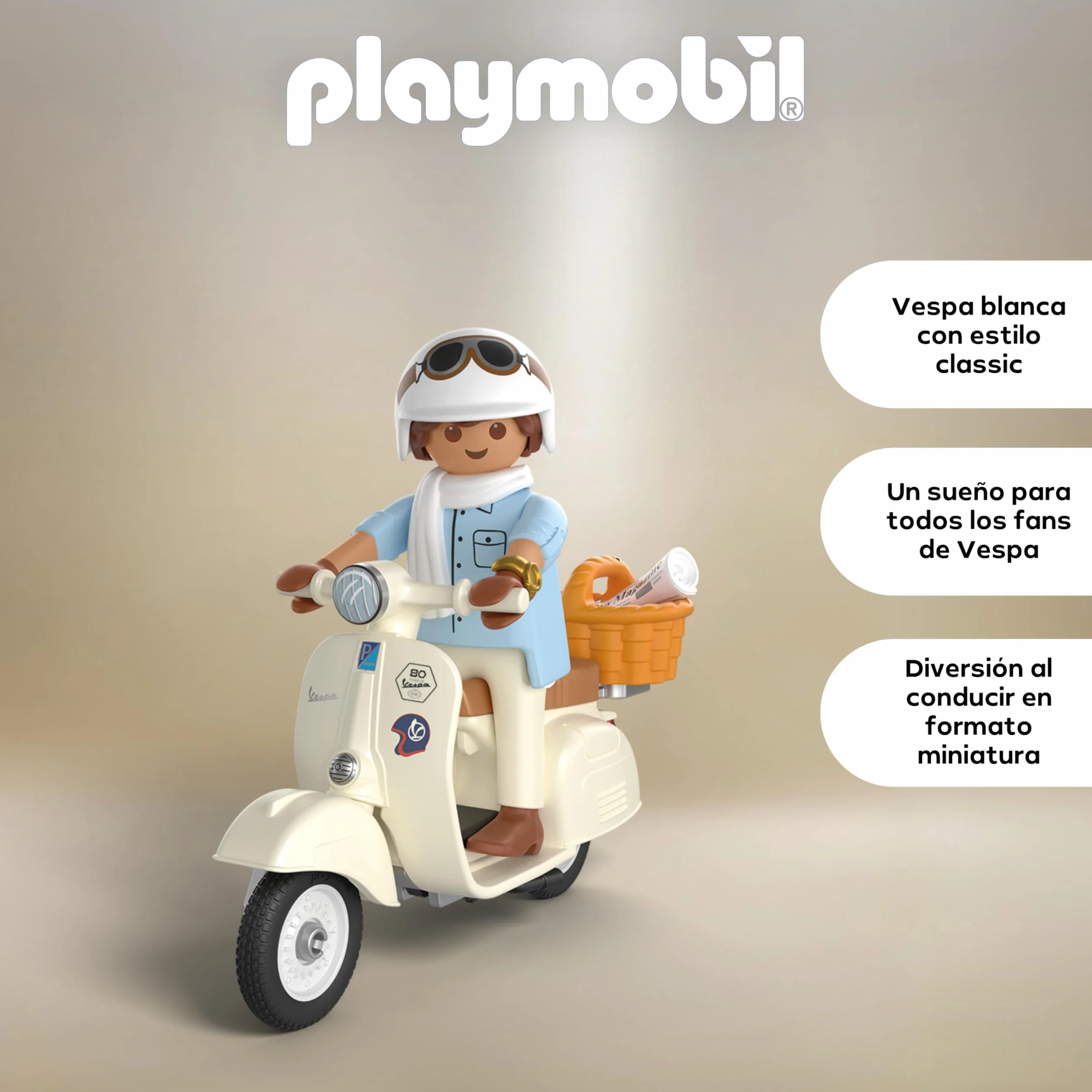 PLAYMOBIL | Vehículos | 80 años de Vespa: Estilo clásico