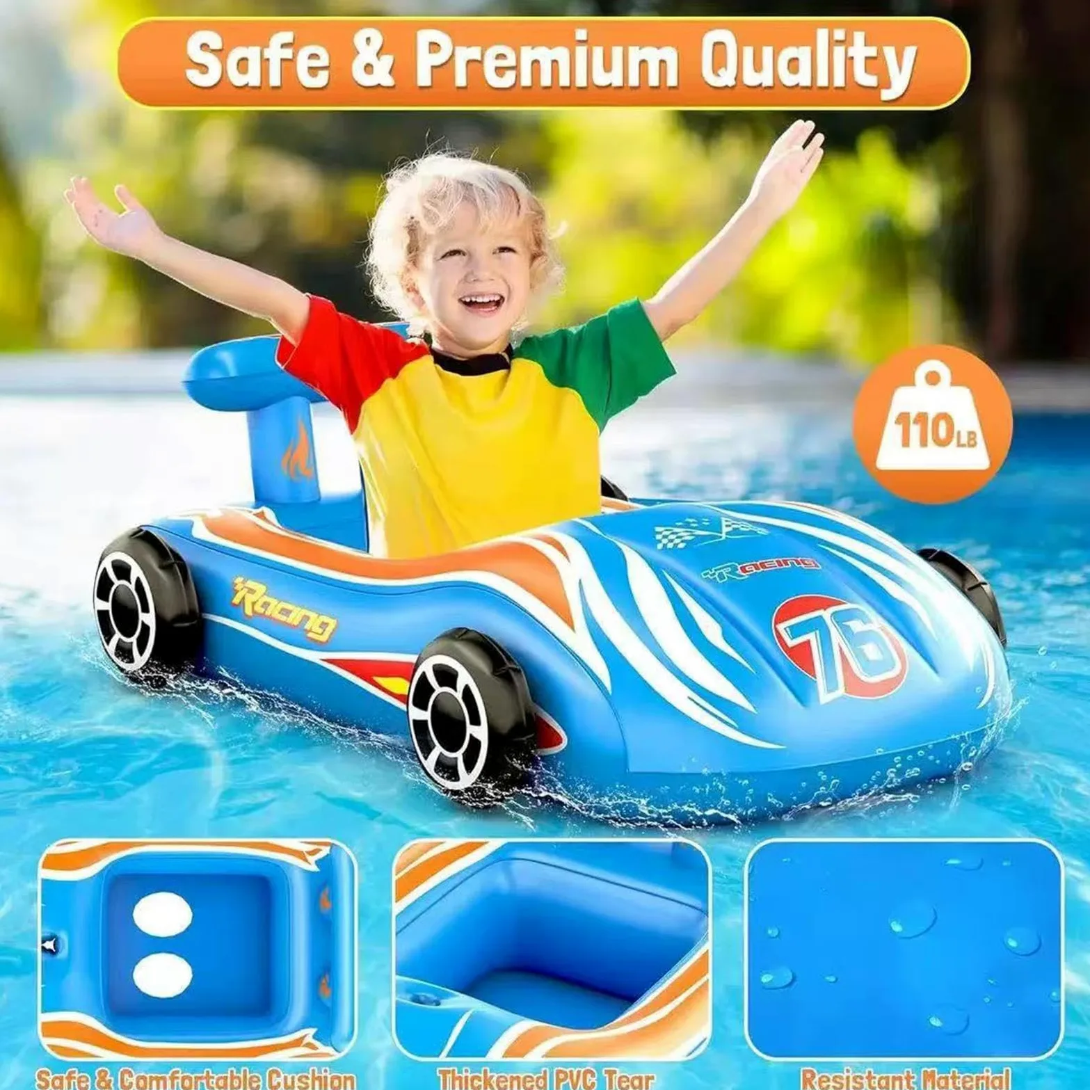 Flotadores de Piscina para niños Coches, Hinchable para Piscina de Verano | Juguetes de Guerra con Agua - para Piscina, Parque, jardín, Camping, césped, cumpleaños, Lago, excursiones