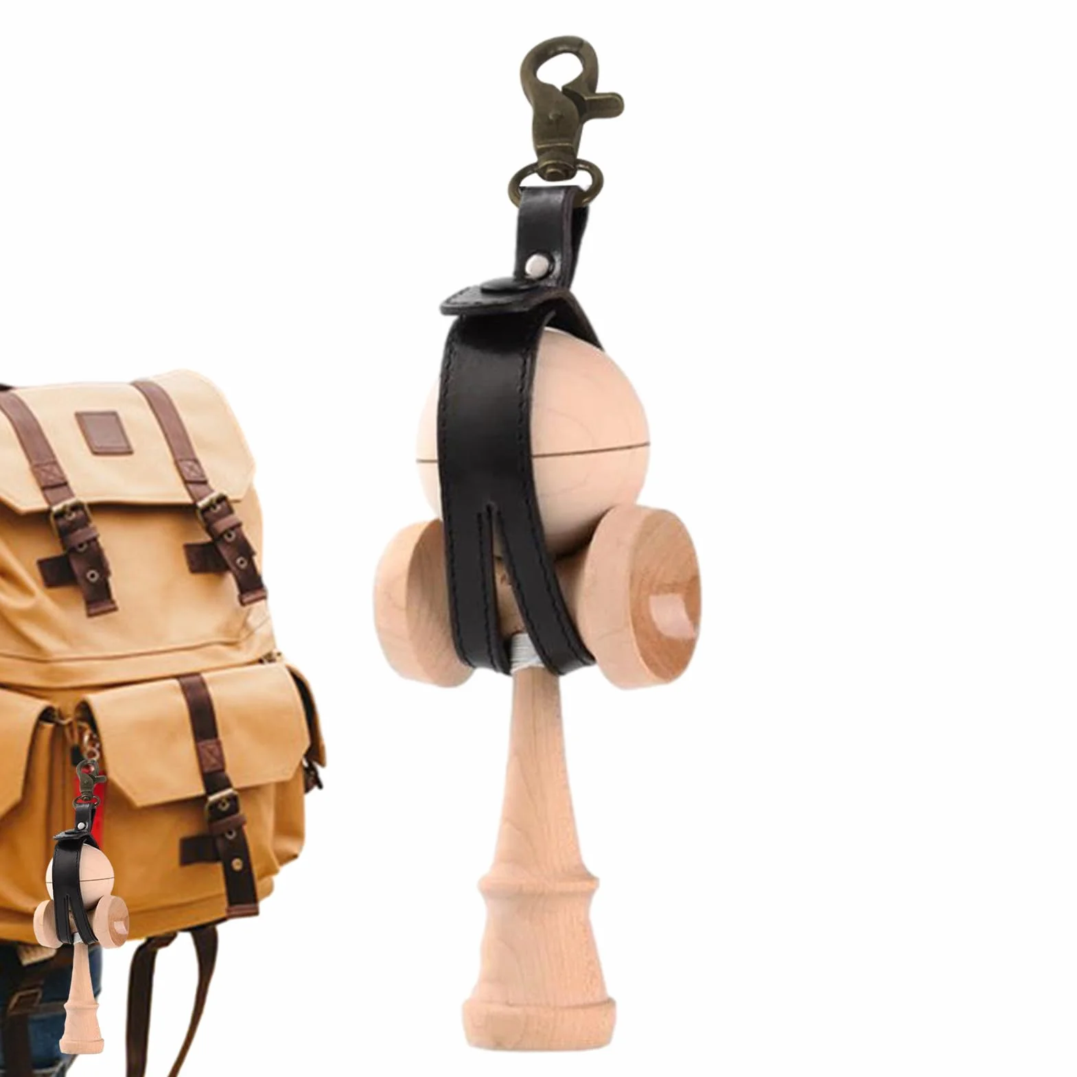 Almacenamiento Kendama, Funda Kendama pequeña | Almacenamiento de Correa para Juguete Tradicional japonés Kendama Skill,Exquisito y Compacto Almacenamiento de Correa de Juguete de coordinación
