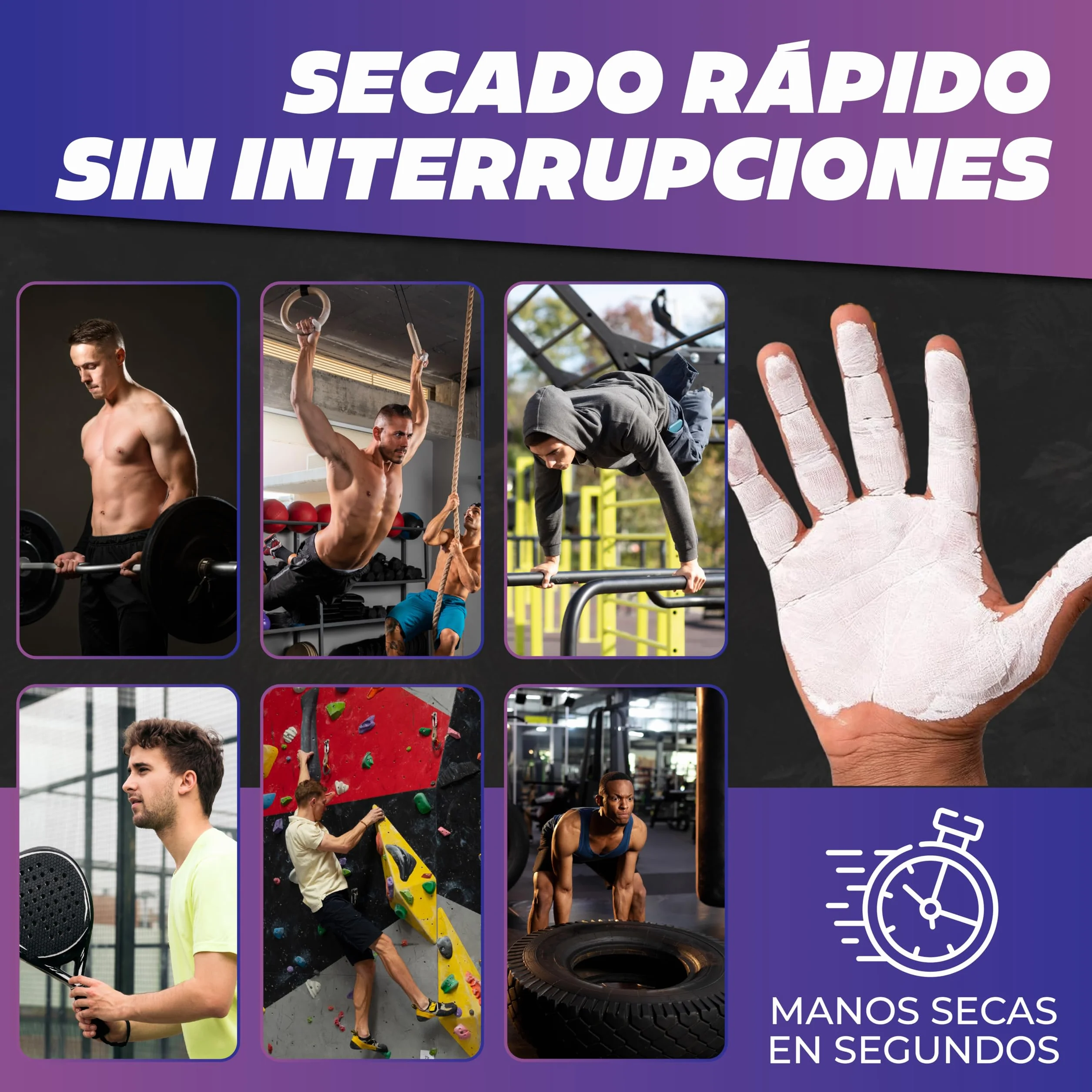 Magnesio Líquido Carbonato de Magnesio 200ml para Gimnasio Crossfit Escalada Levantamiento de Pesas Agarre
