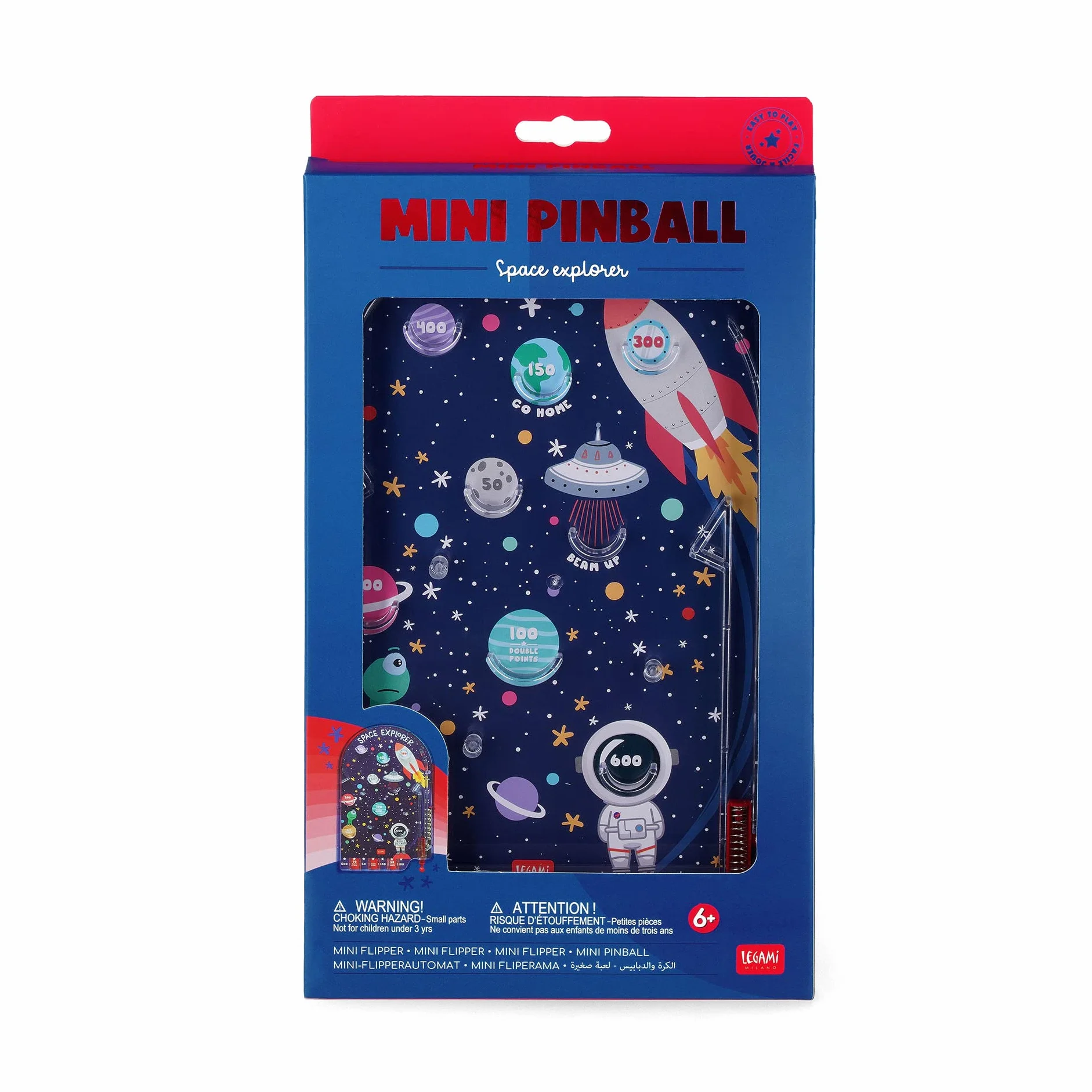 Legami Mini Flipper Juego portátil 17,7 x 29 cm Space